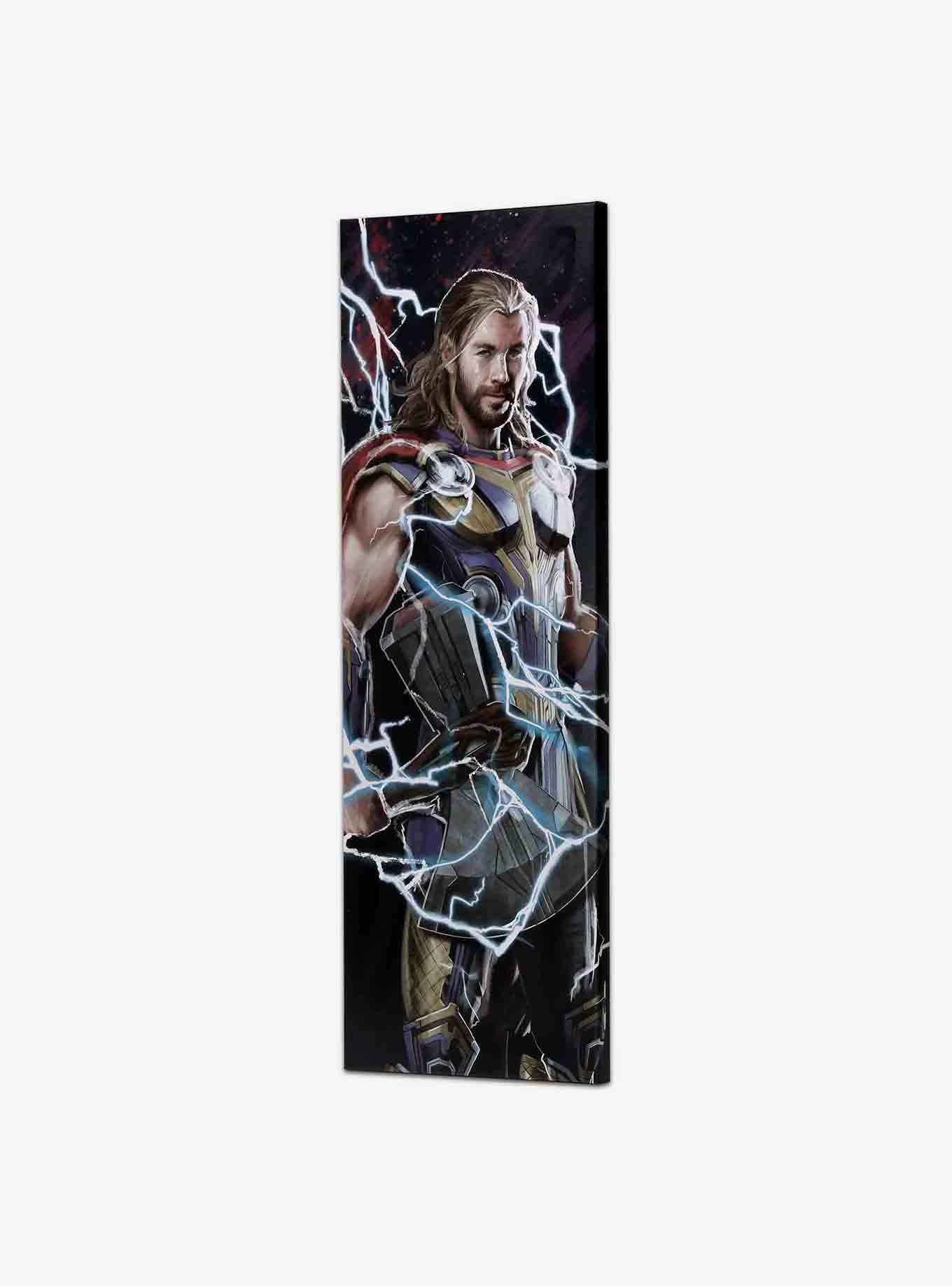 Marvel Thor Love and Thunder Lightning Vertical Canvas Wall Decor, , alternate