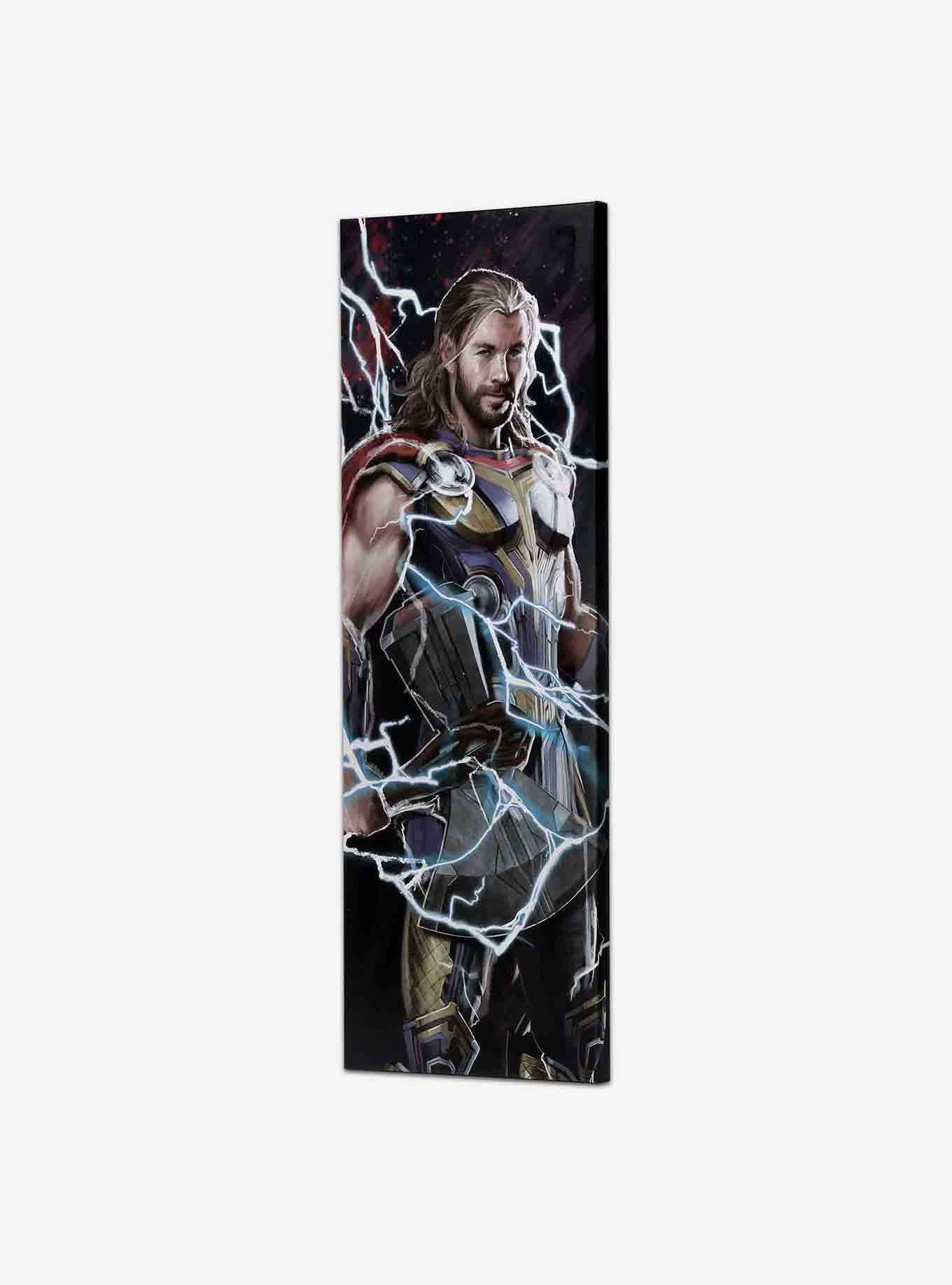 Marvel Thor Love and Thunder Lightning Vertical Canvas Wall Decor, , hi-res