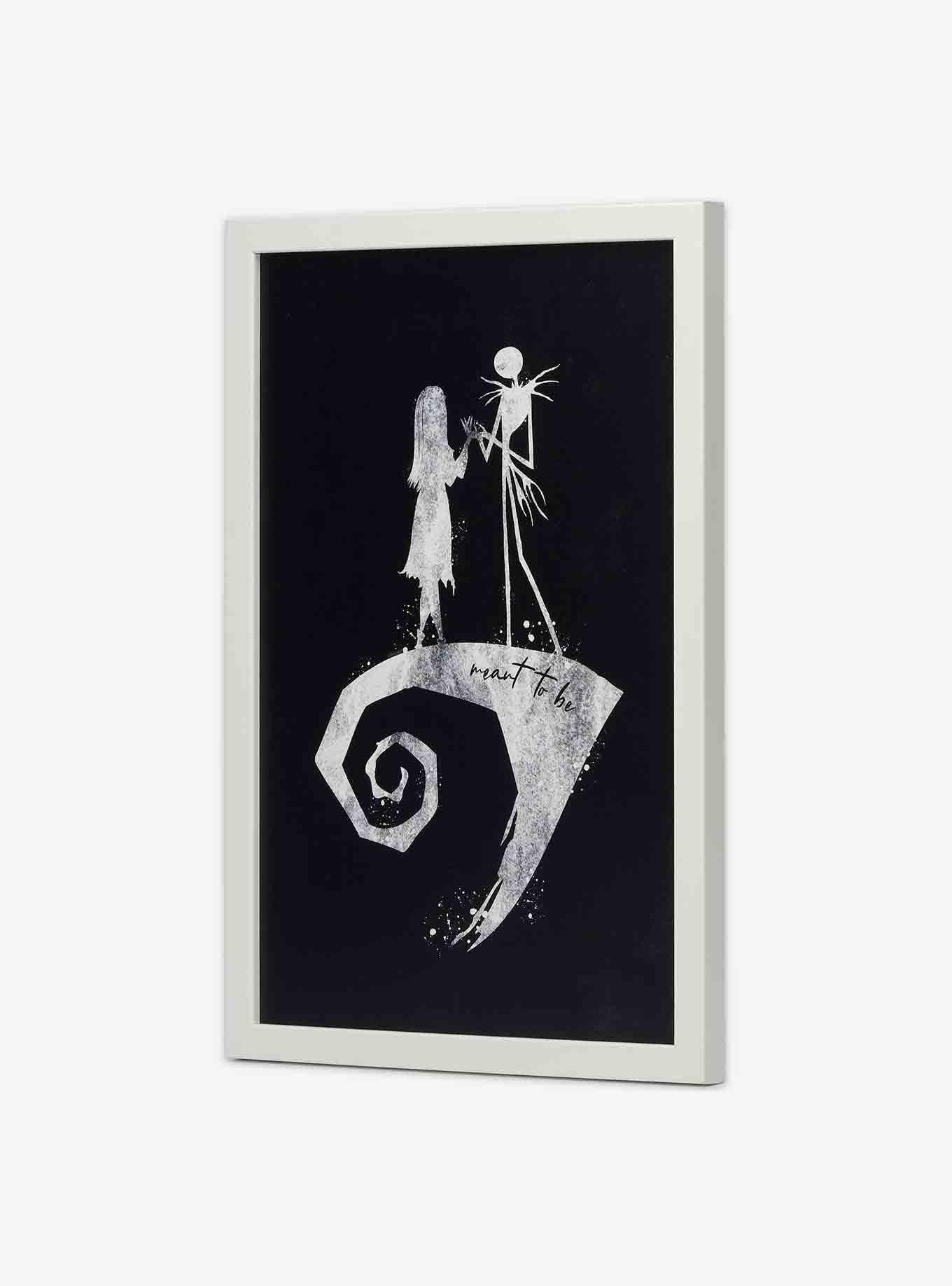 Disney The Nightmare Before Christmas Jack & Sally Meant to Be Canvas Wall Decor, , alternate