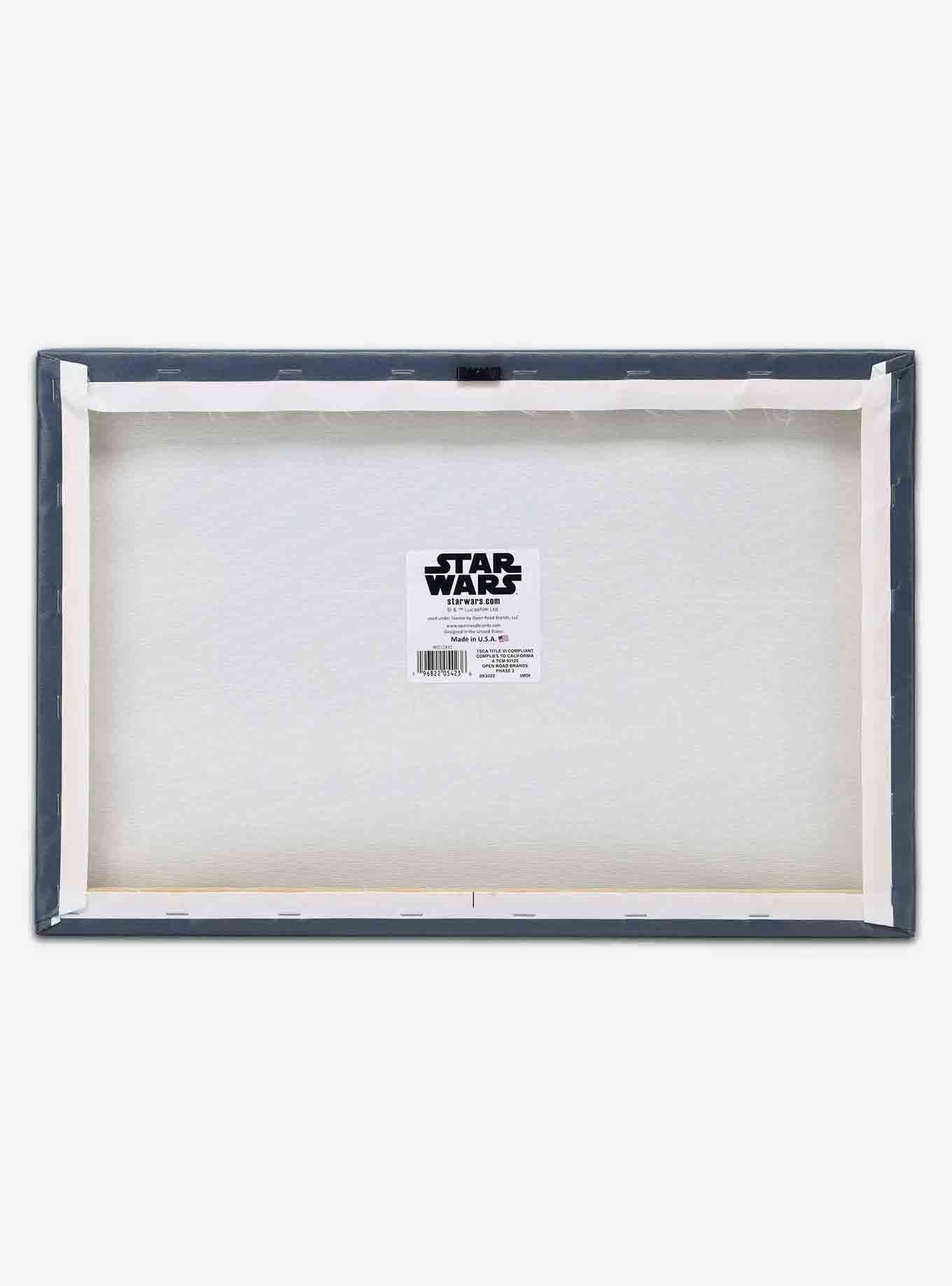 Star Wars R2-D2 Schematic Canvas Wall Decor