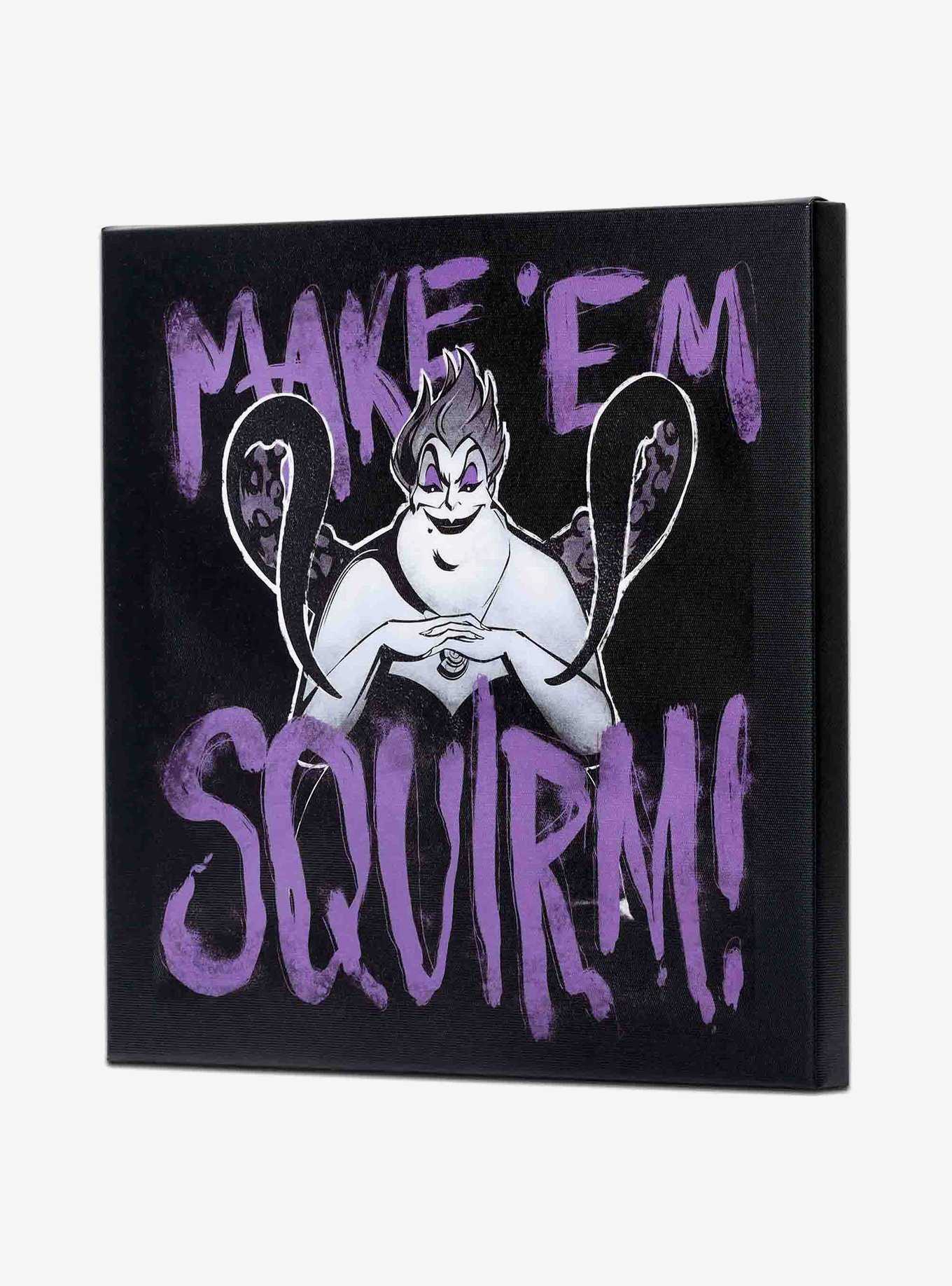 Disney Villains Ursula Make 'Em Squirm Canvas Wall Decor, , hi-res