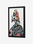 Disney Alice in Wonderland Curiouser and Curiouser Floral Framed Wood Wall Decor, , alternate
