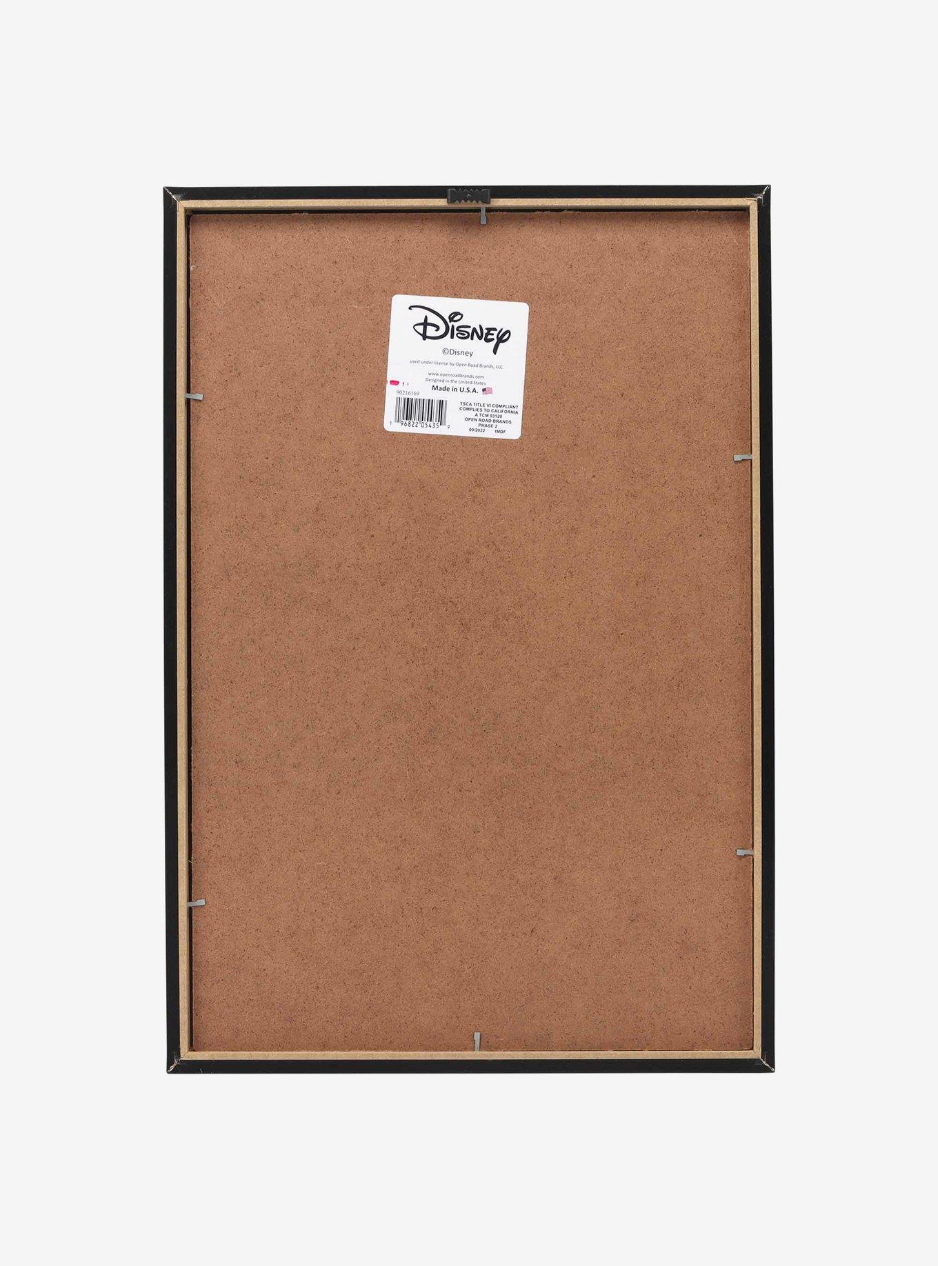 Disney Alice in Wonderland Curiouser and Curiouser Floral Framed Wood Wall Decor, , alternate