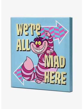 Disney Alice in Wonderland We're All Mad Here Canvas Wall Decor, , hi-res