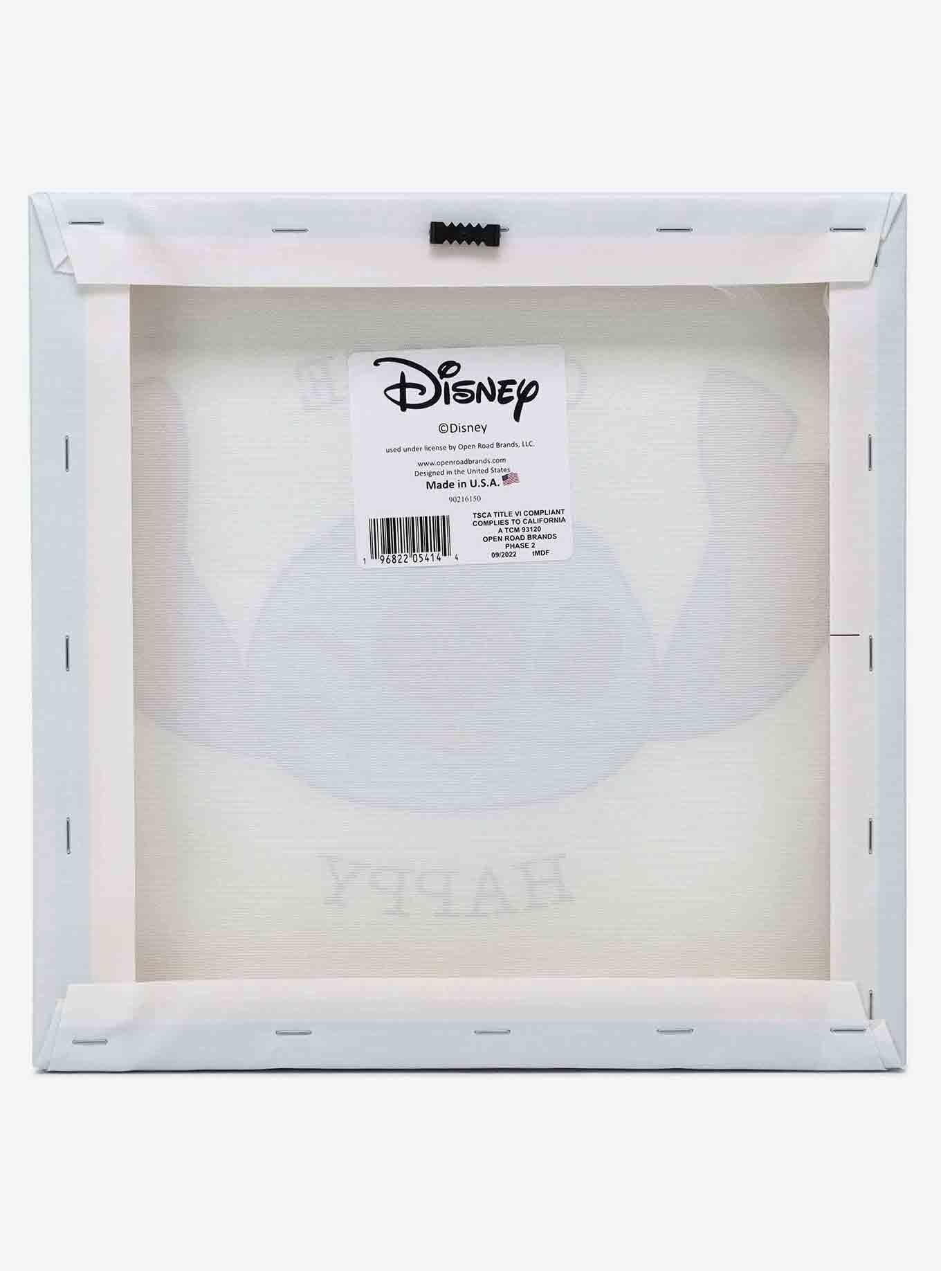 Disney Lilo & Stitch Choose Happy Canvas Wall Decor, , alternate