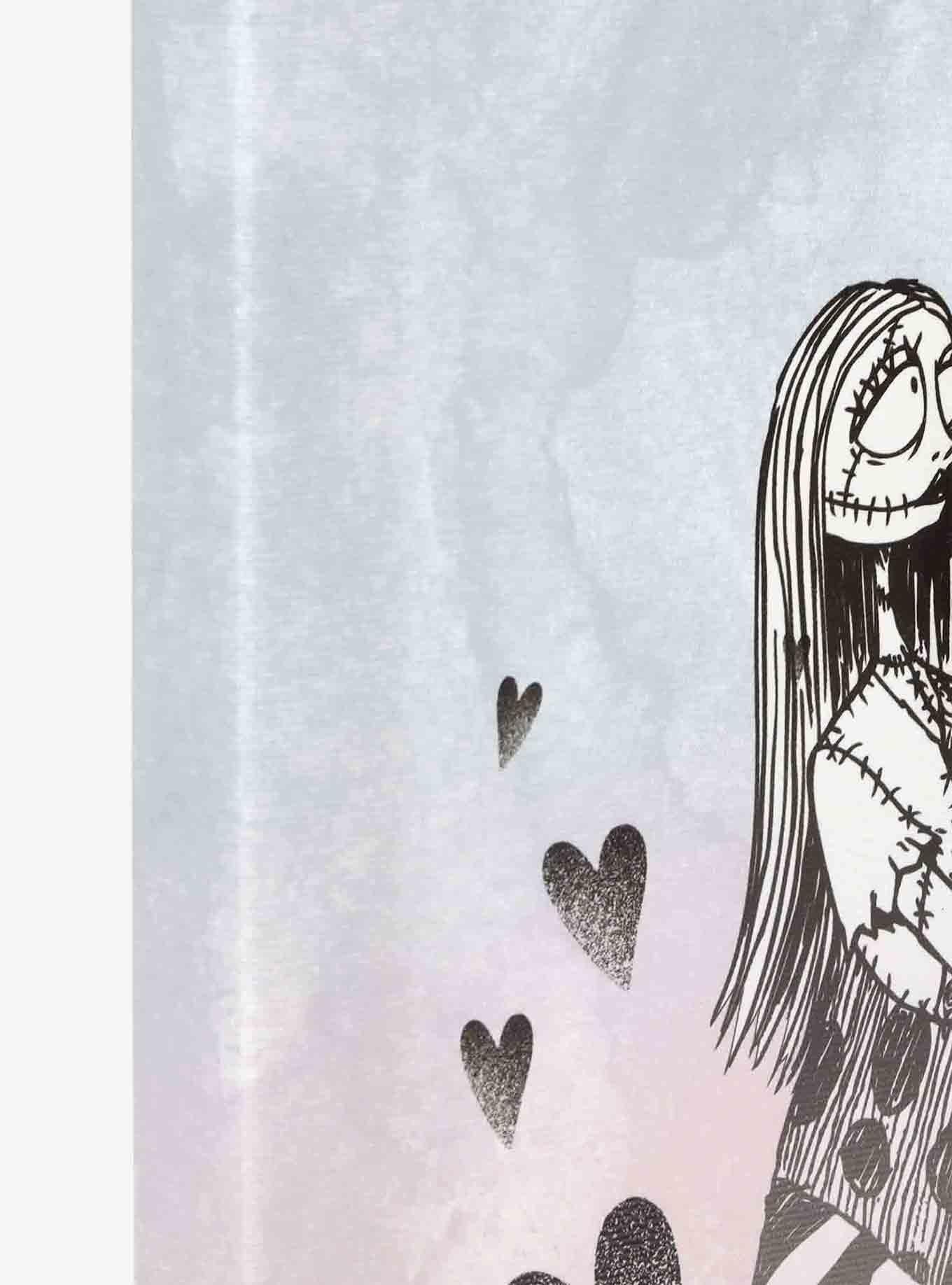 Disney The Nightmare Before Christmas Jack & Sally Hearts Canvas Wall Decor, , alternate