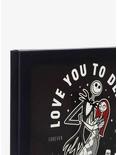 Disney The Nightmare Before Christmas Jack & Sally Love You to Death Canvas Wall Decor, , alternate