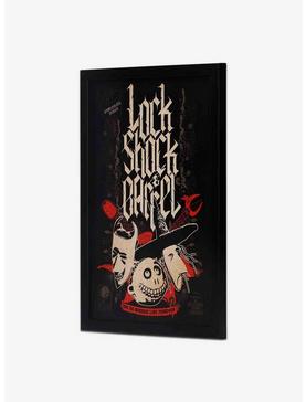 Plus Size Disney The Nightmare Before Christmas Lock Shock & Barrel Framed Canvas Wood Wall Decor, , hi-res