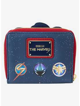 Loungefly Marvel The Marvels Characters Mini Zipper Wallet, , hi-res