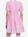 Pink Clown Bear Carousel Bib Sweetheart Dress, PINK, alternate
