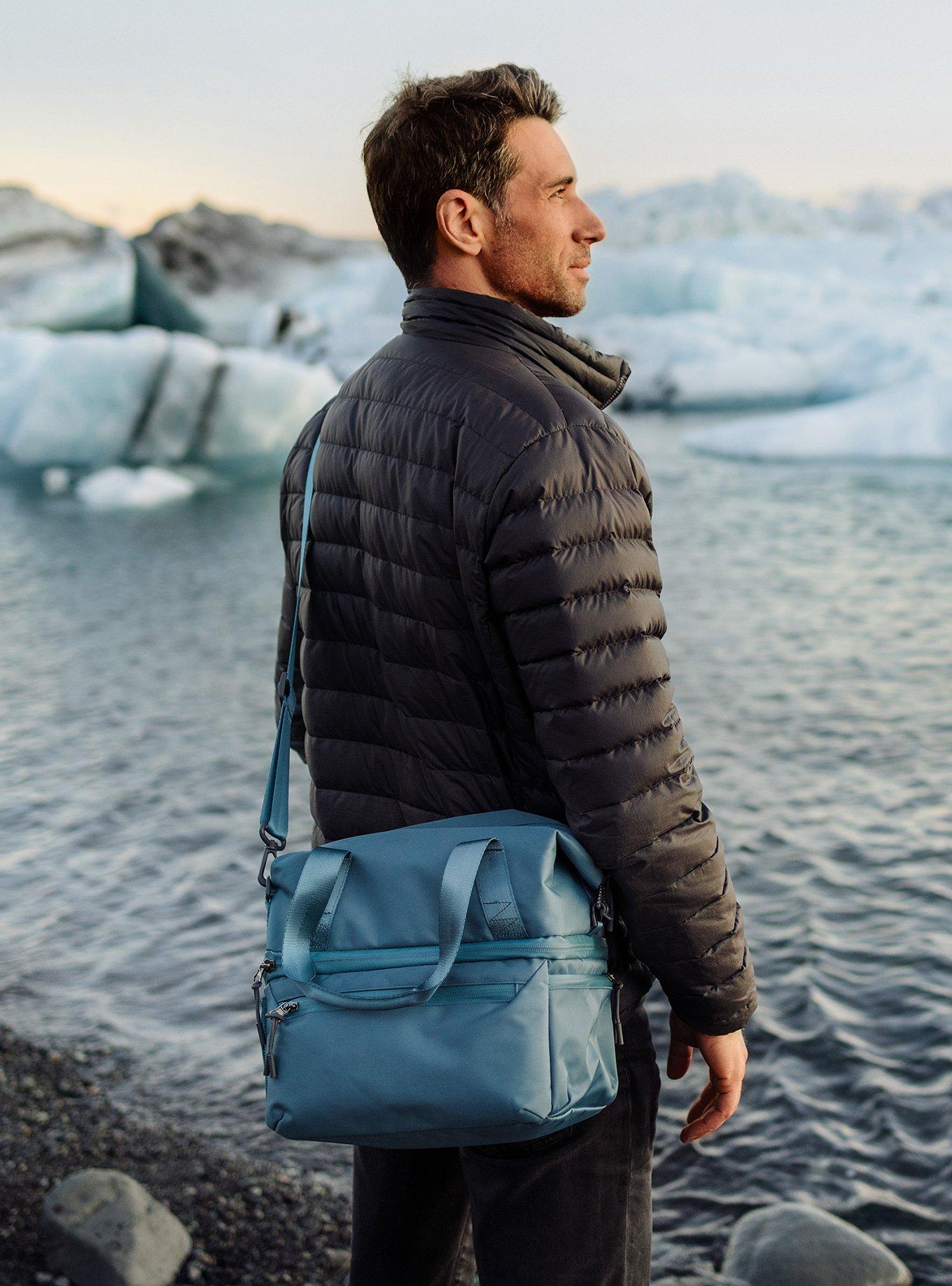 Tarana Aurora Blue Insulated Lunch Bag, , alternate