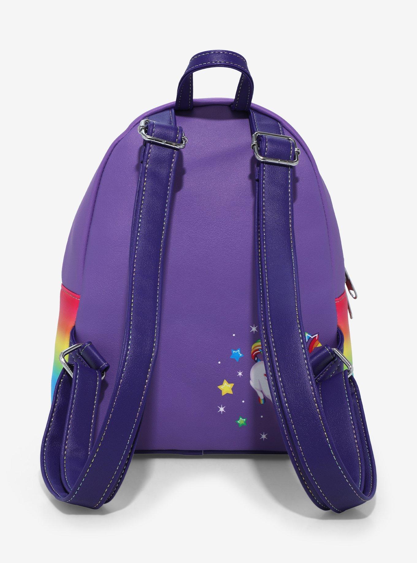 Loungefly Lisa Frank Unicorn Reflection Mini Backpack