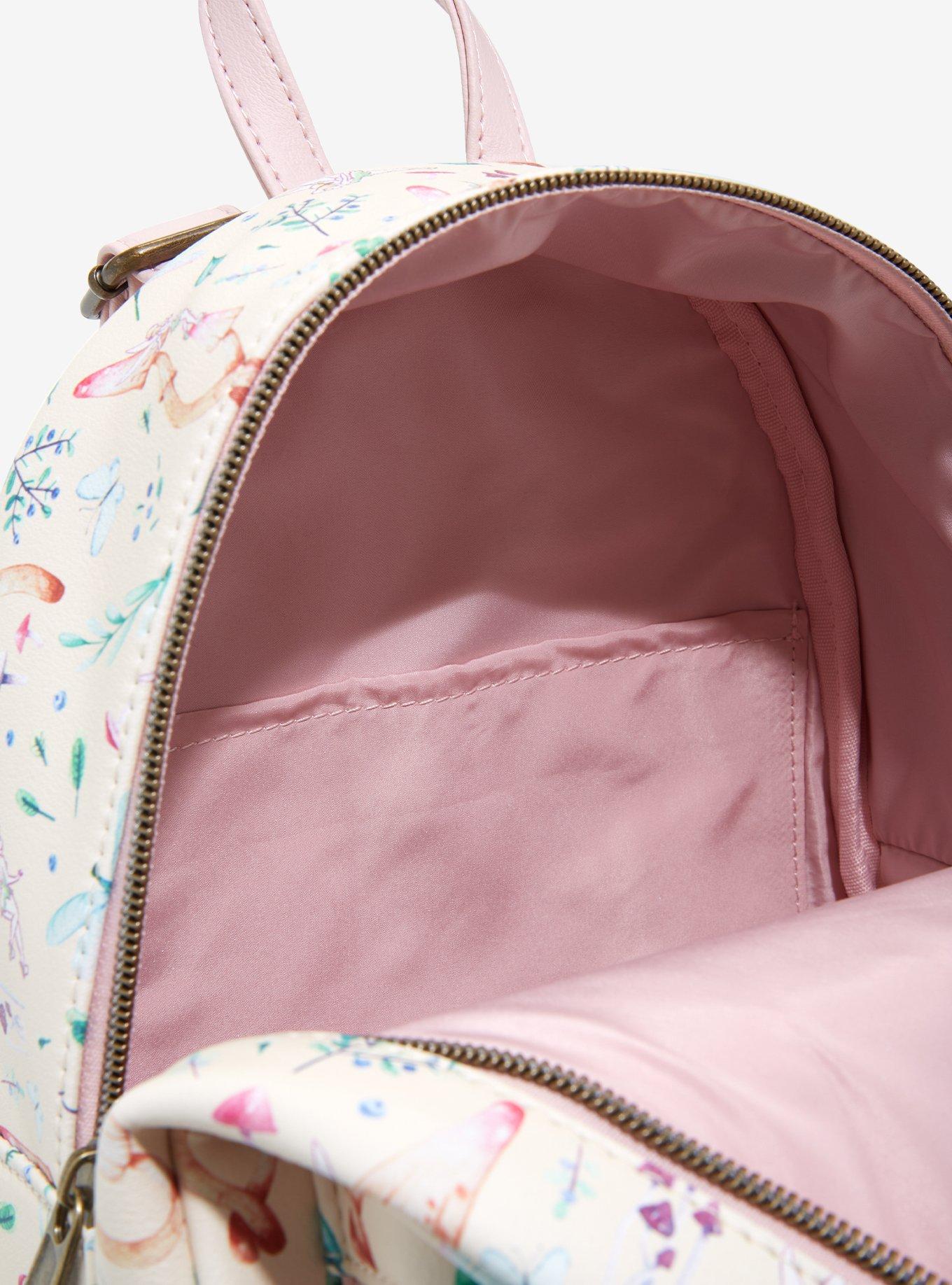 Loungefly Disney Peter Pan Tinker Bell Mushroom Mini Backpack
