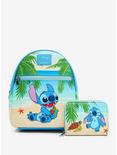 Loungefly Disney Lilo & Stitch Turtle Beach Mini Zipper Wallet, , alternate