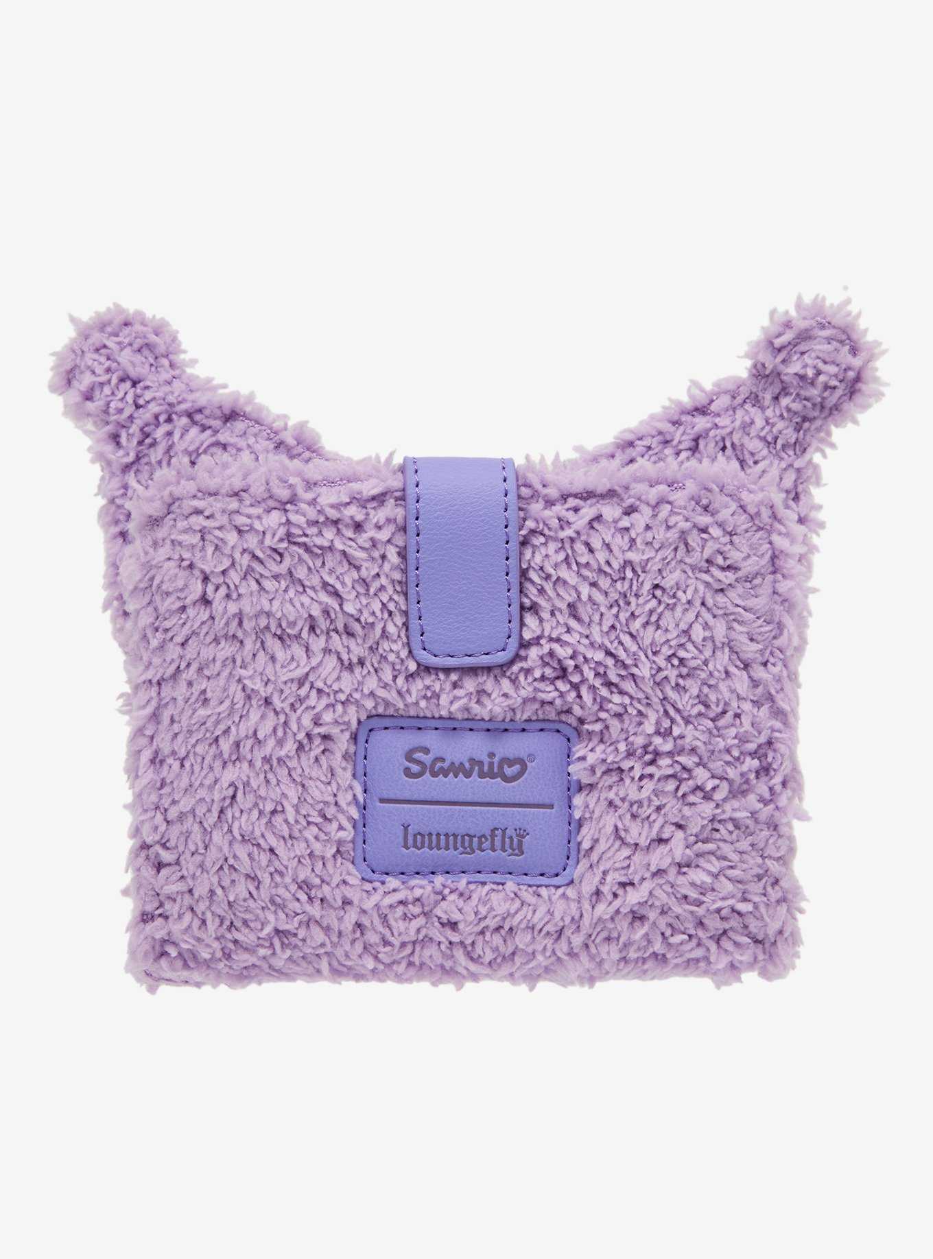 Loungefly Kuromi Pastel Fuzzy Mini Wallet, , hi-res
