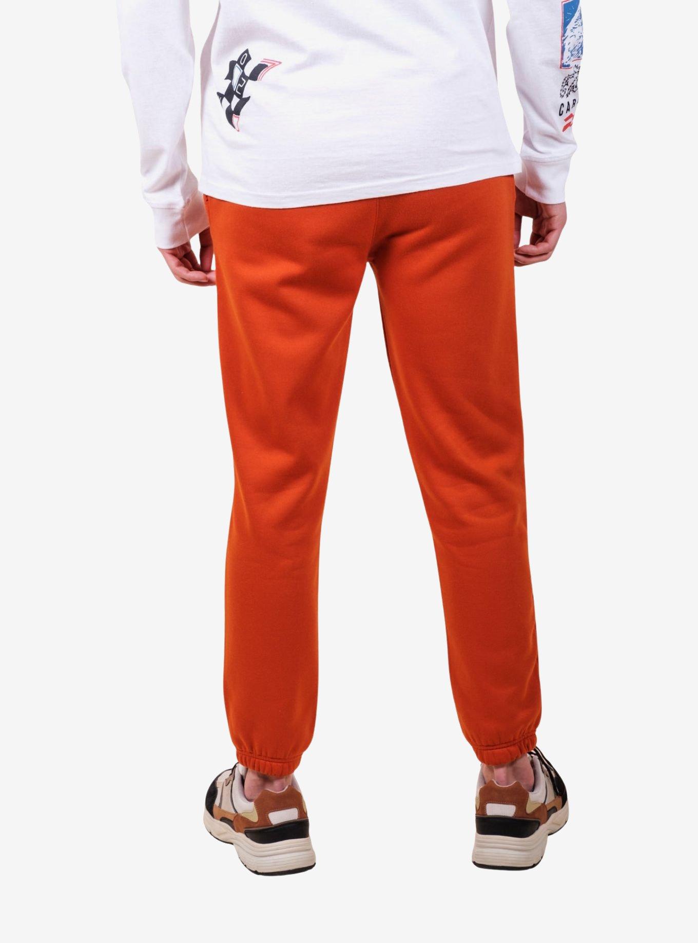 Burnt Orange Core Dad Sweatpants, ORANGE, alternate