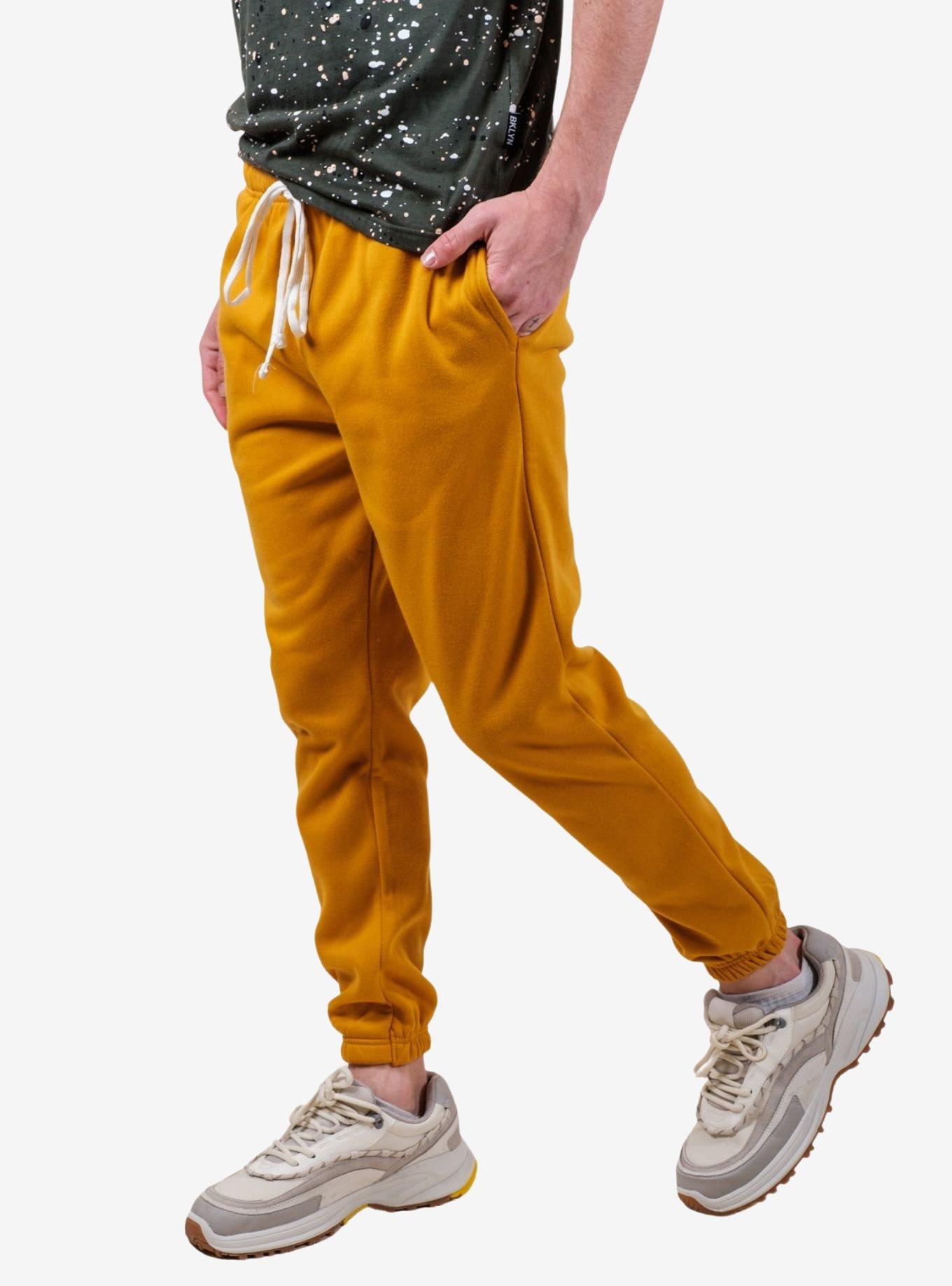 Mustard Core Dad Sweatpants, ORANGE, alternate
