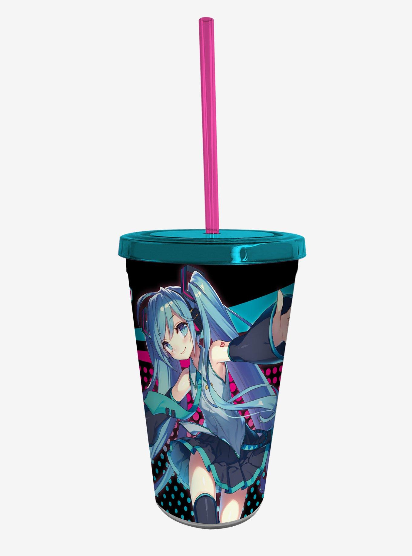 Hatsune Miku Tumbler With Straw 2 Pack, , hi-res