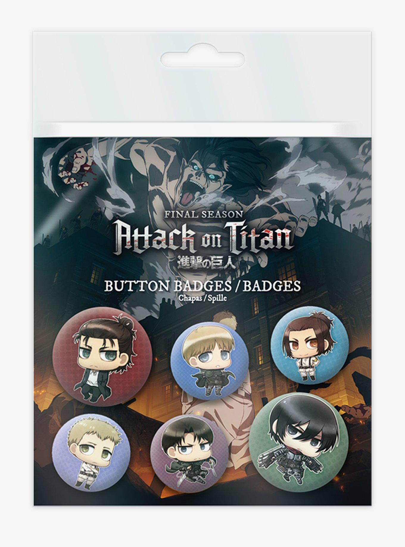 Attack On Titan Pin Set, , alternate