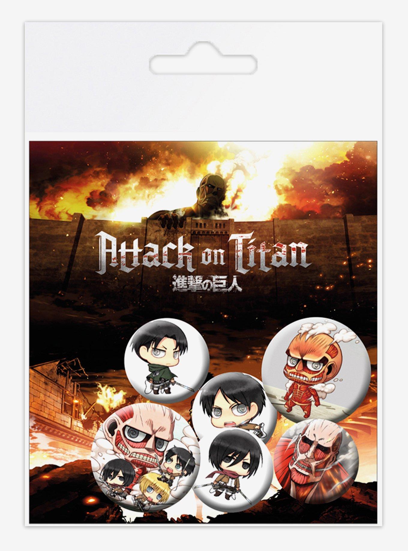 Attack On Titan Pin Set, , alternate