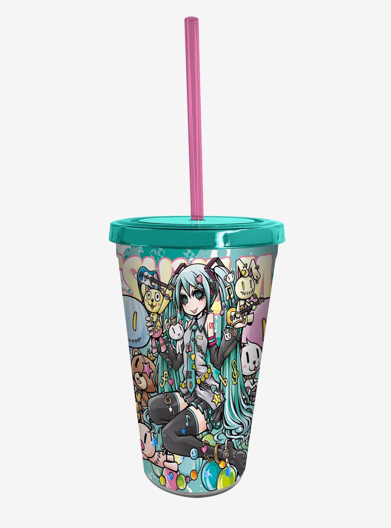 Hatsune Miku Tumbler With Straw 2 Pack, , alternate