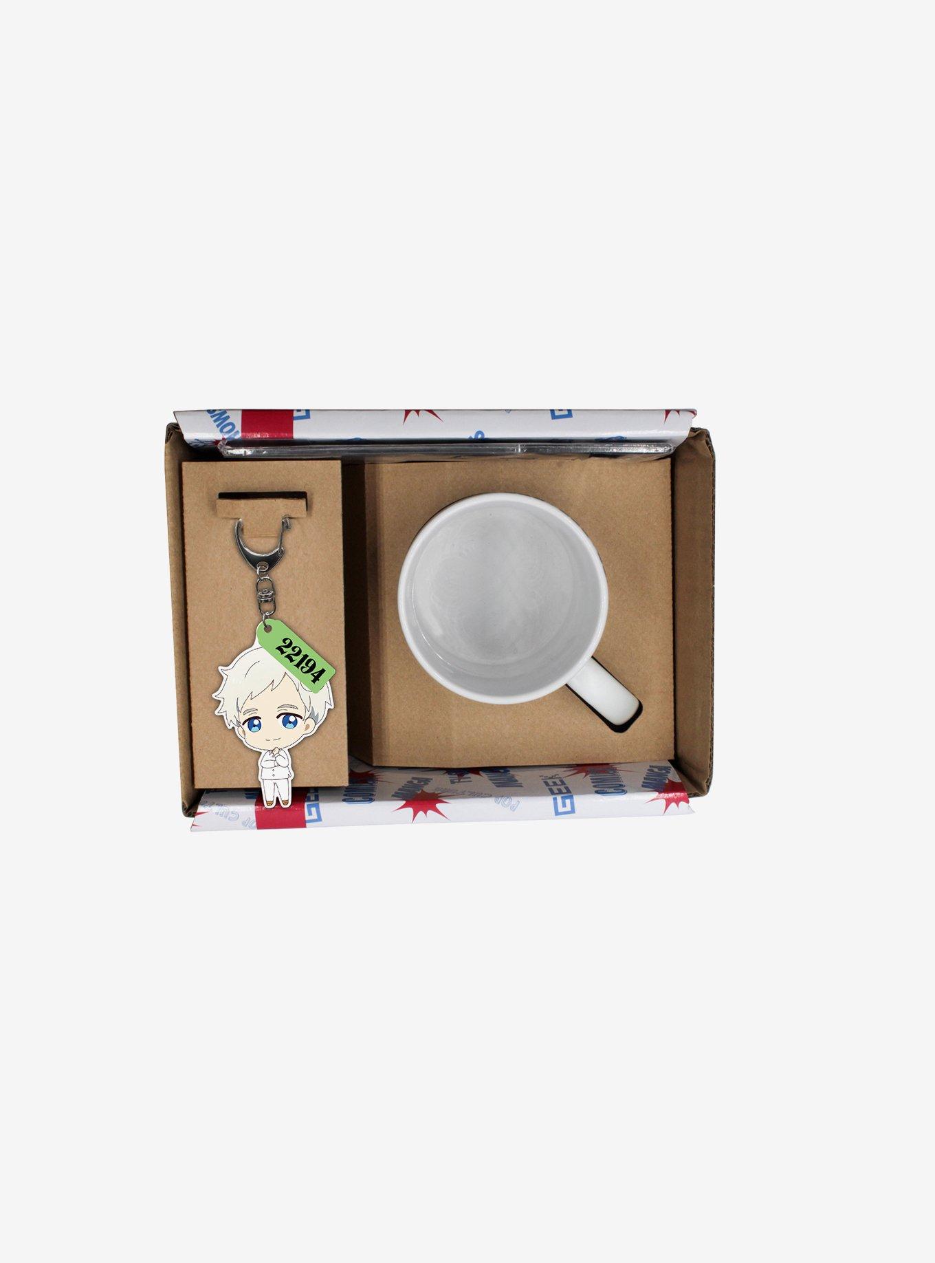 The Promised Neverland Gift Box Mug Features Emma, Ray, Norman, Don, And Gilda, , alternate