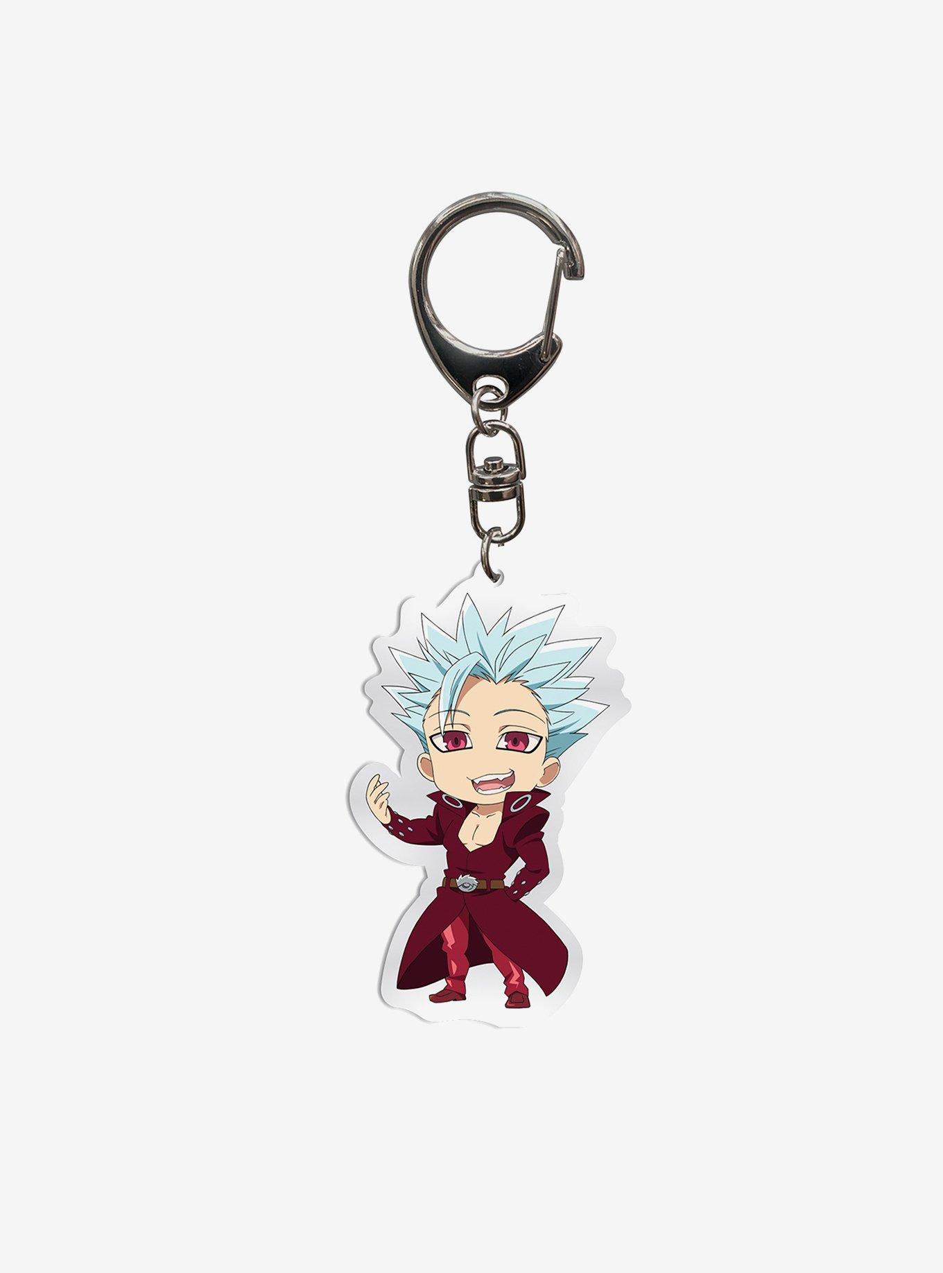 The Seven Deadly Sins Keychain Set Includes Ben, , alternate