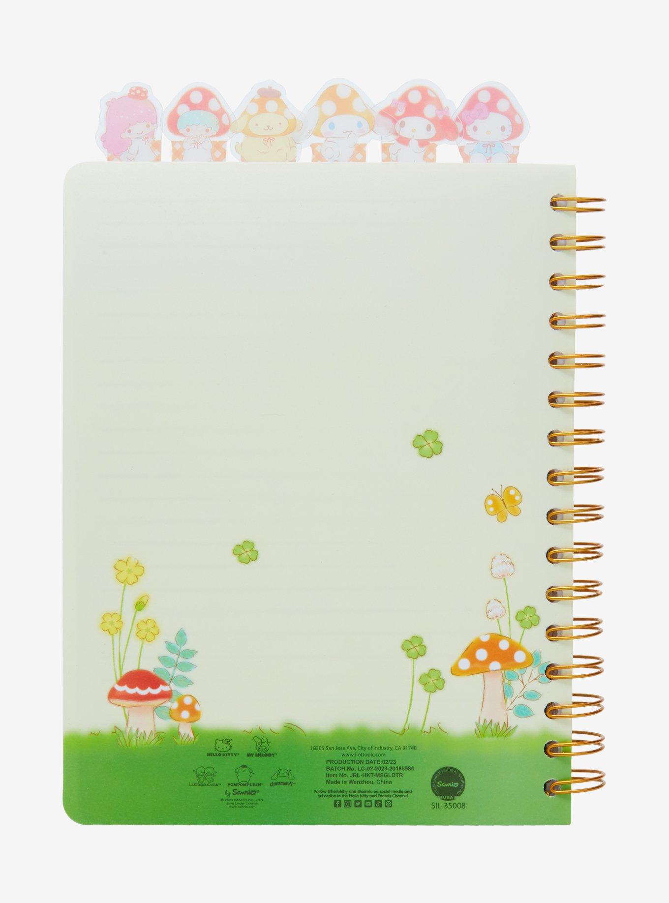 Hello Kitty And Friends Mushroom Tab Journal, , alternate