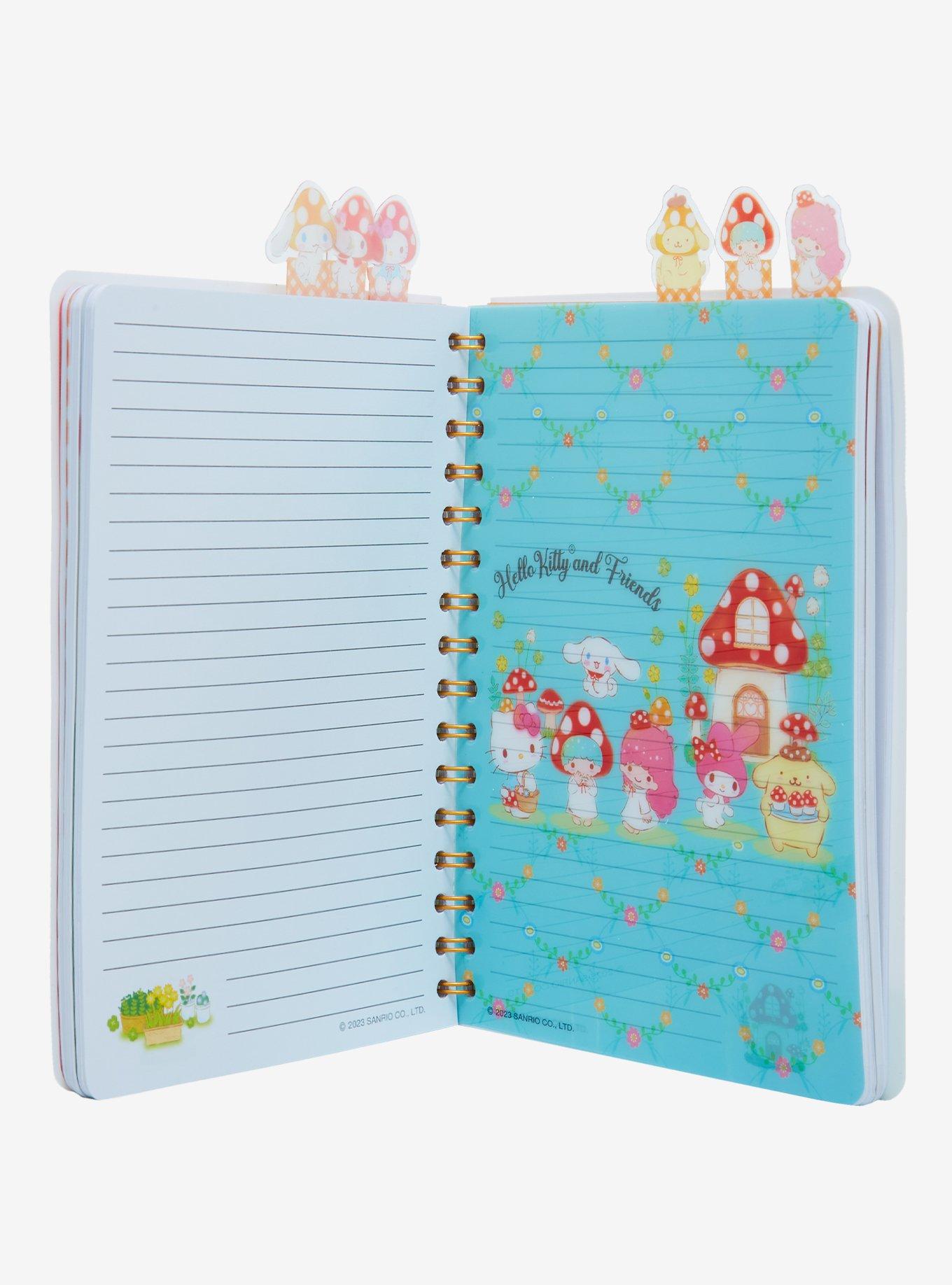 Hello Kitty And Friends Mushroom Tab Journal