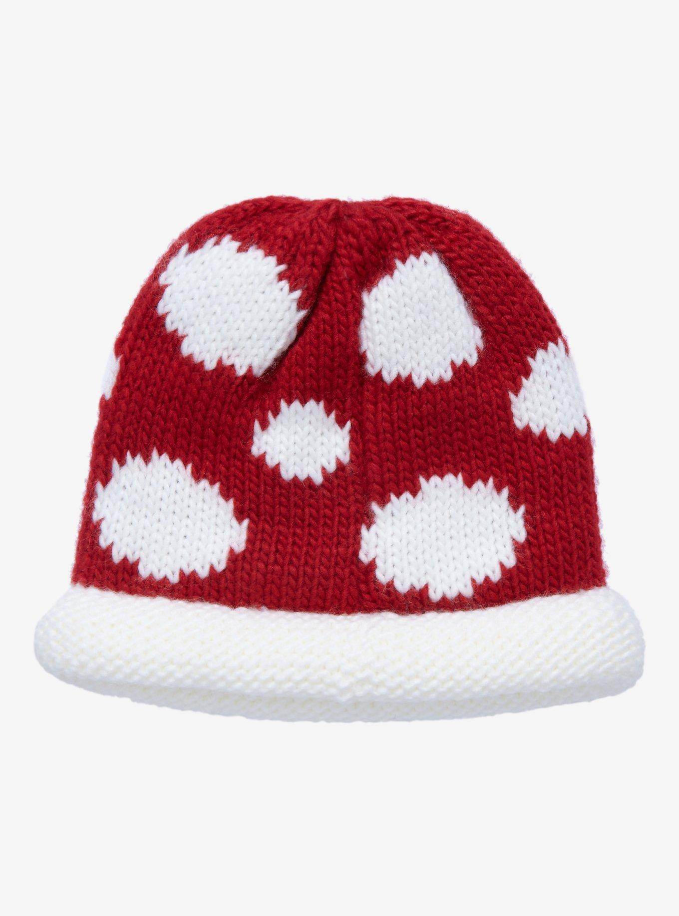 Mushroom Knit Beanie, , alternate