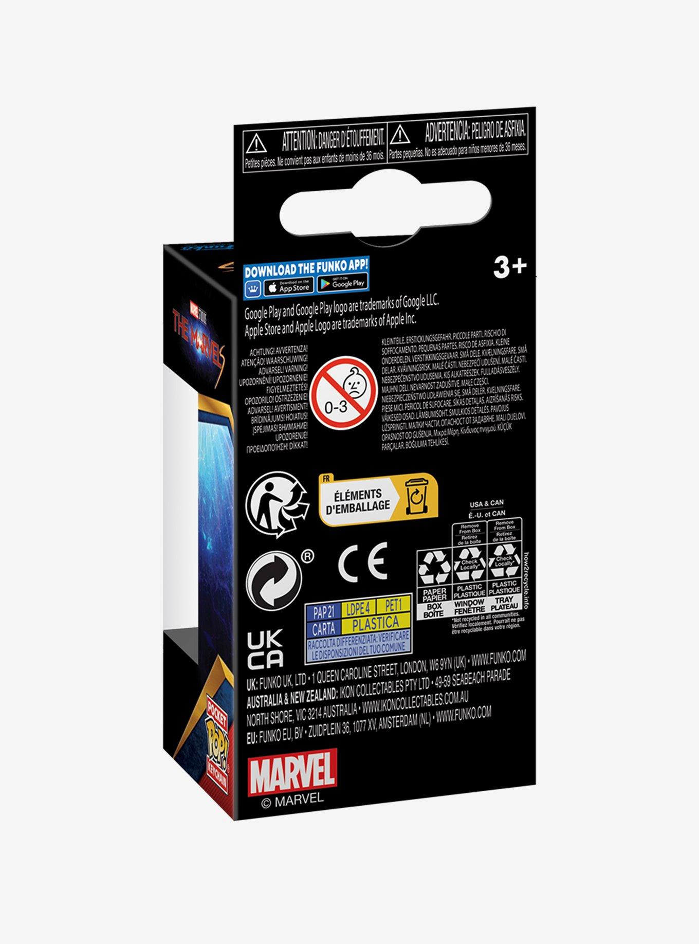 Funko Marvel The Marvels Pocket Pop! Ms. Marvel Vinyl Bobble-Head Key Chain, , alternate