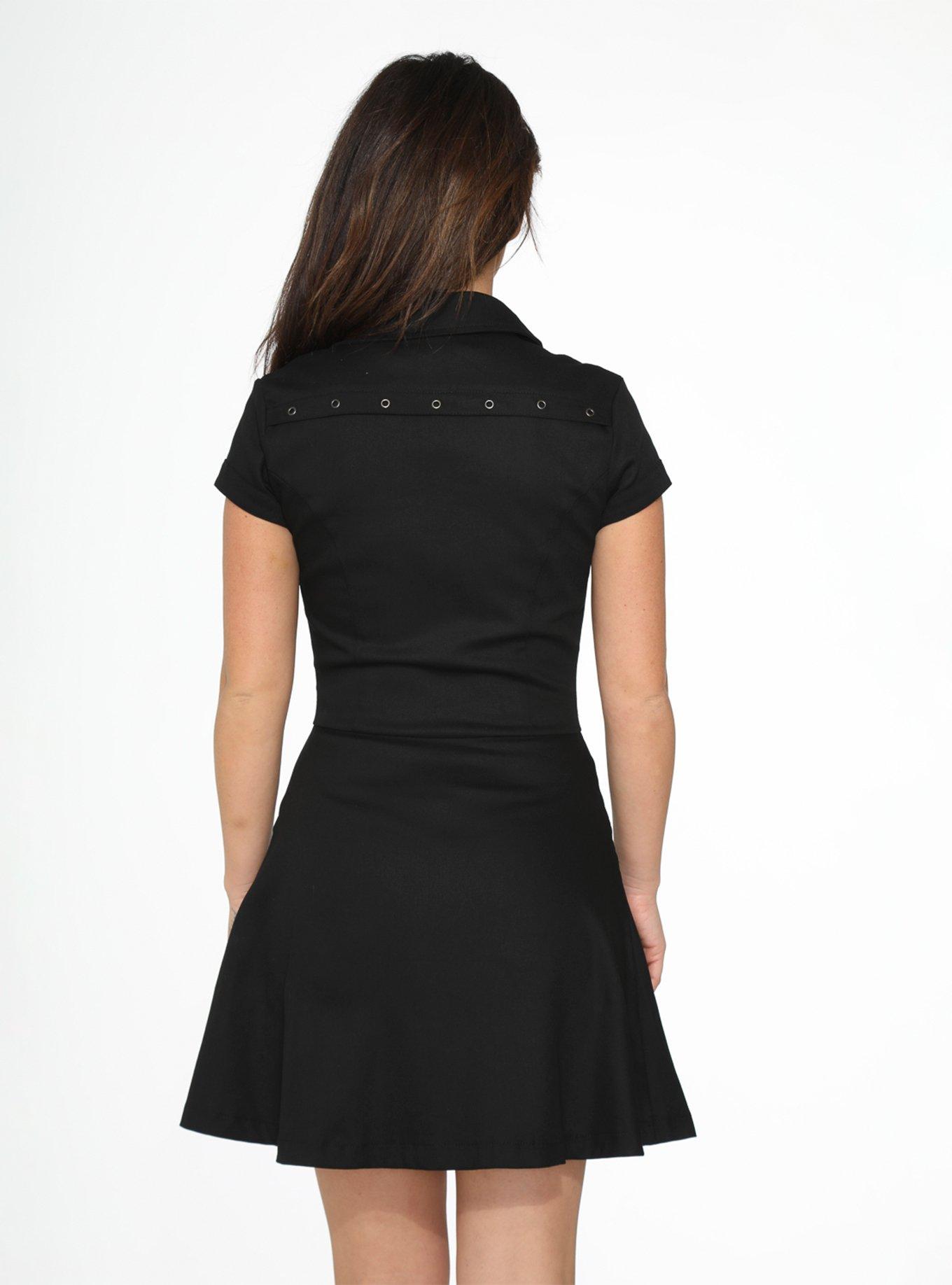 Black Zipper Dress, , hi-res