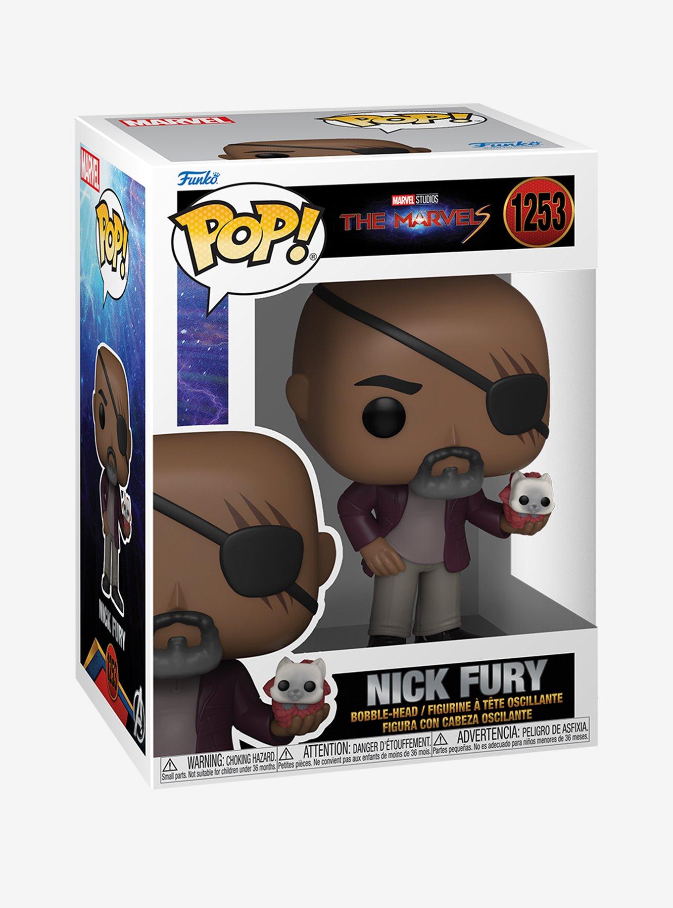 Funko Pop! Marvel The Marvels Nick Fury Vinyl Bobble-Head, , alternate
