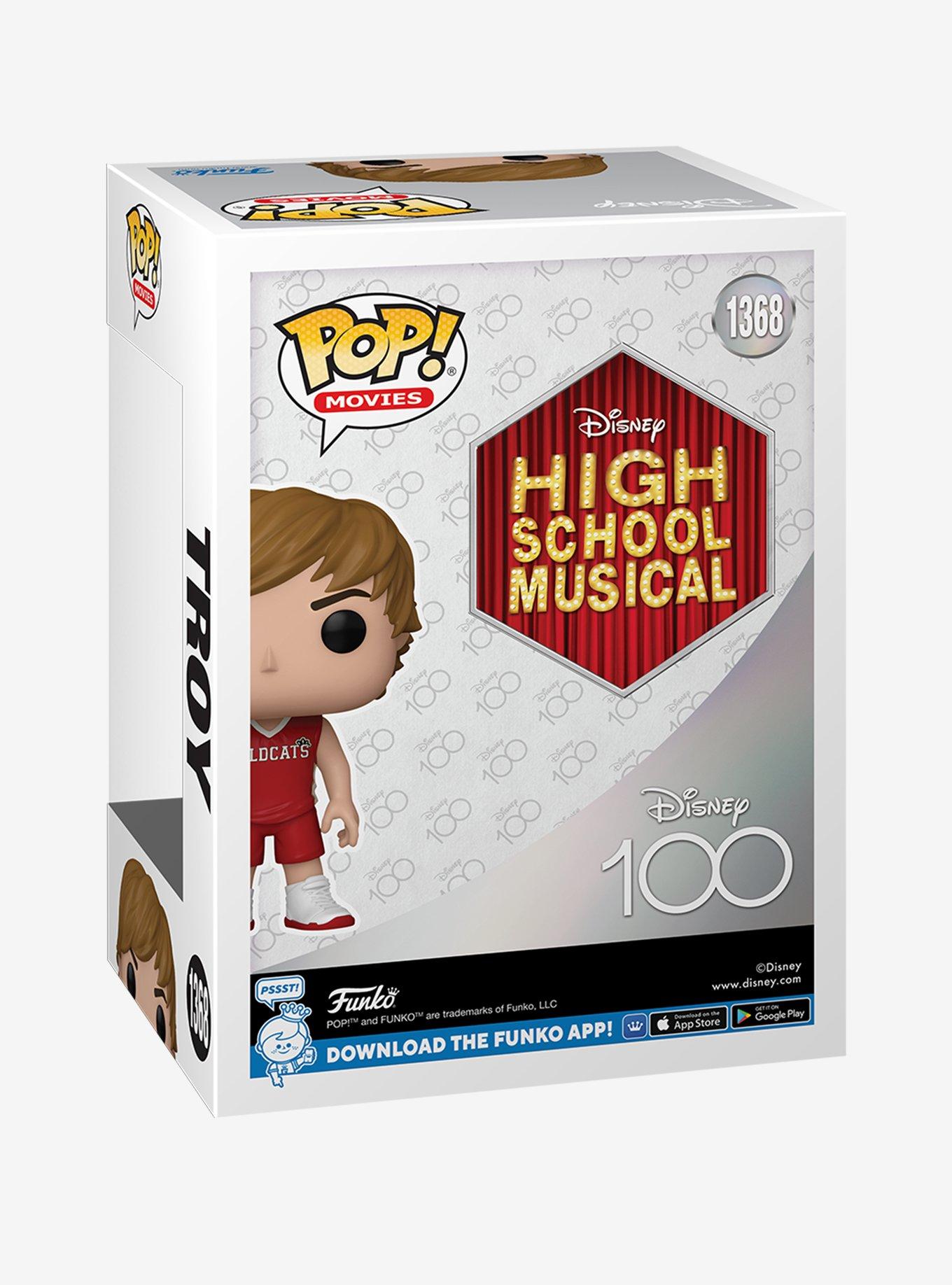 Funko Pop! Movies Disney 100 High School Musical Troy Vinyl Figure, , alternate