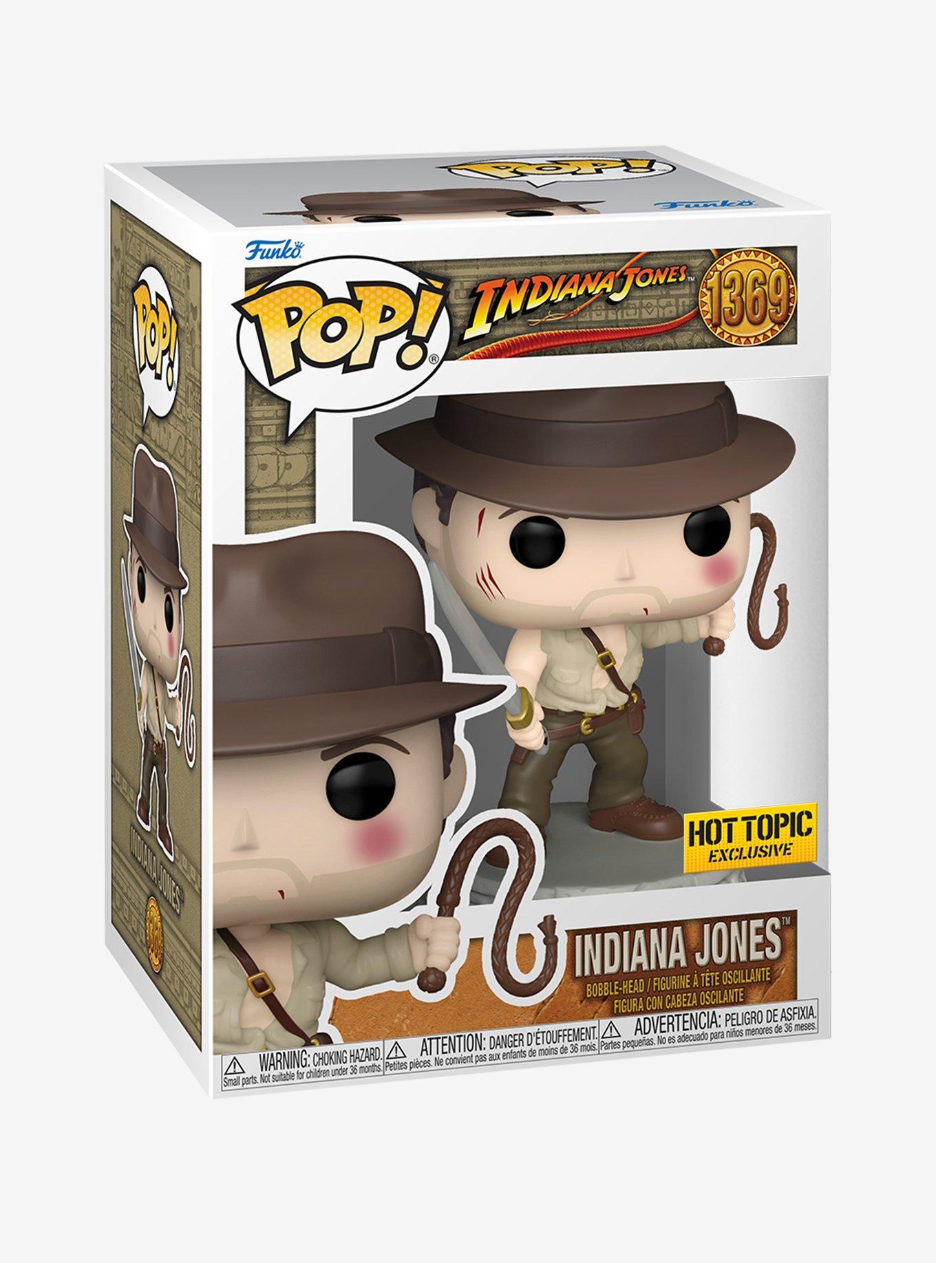 Funko Indiana Jones Pop! (With Whip & Sword) Vinyl Bobble-Head Figure Hot Topic Exclusive, , hi-res