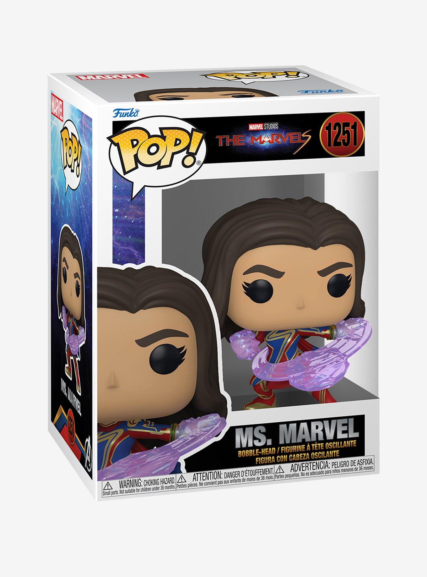 Funko Marvel The Marvels Pop! Ms. Marvel Vinyl Bobble-Head Figure, , alternate