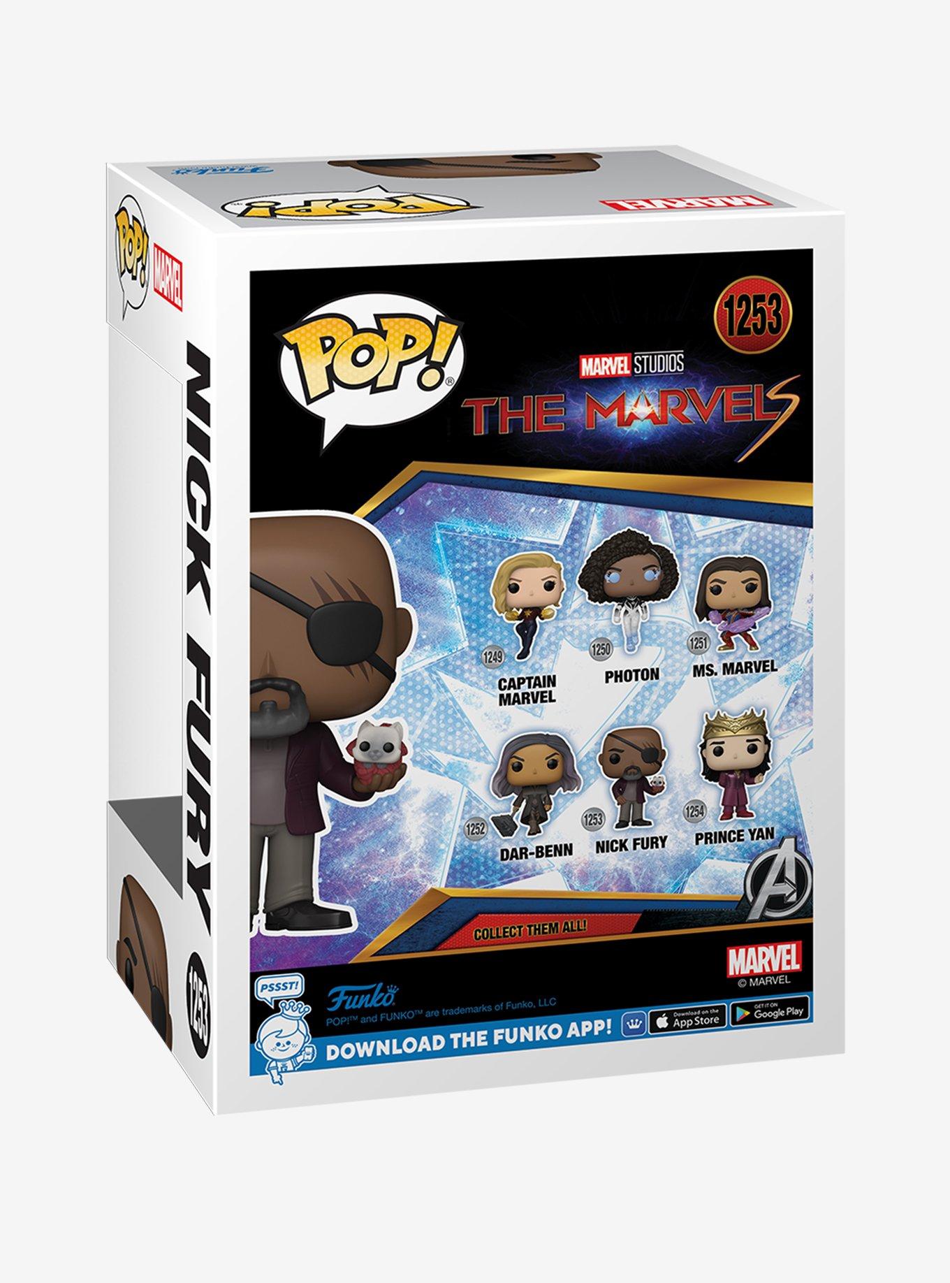Funko Marvel The Marvels Pop! Nick Fury Vinyl Bobble-Head Figure, , alternate