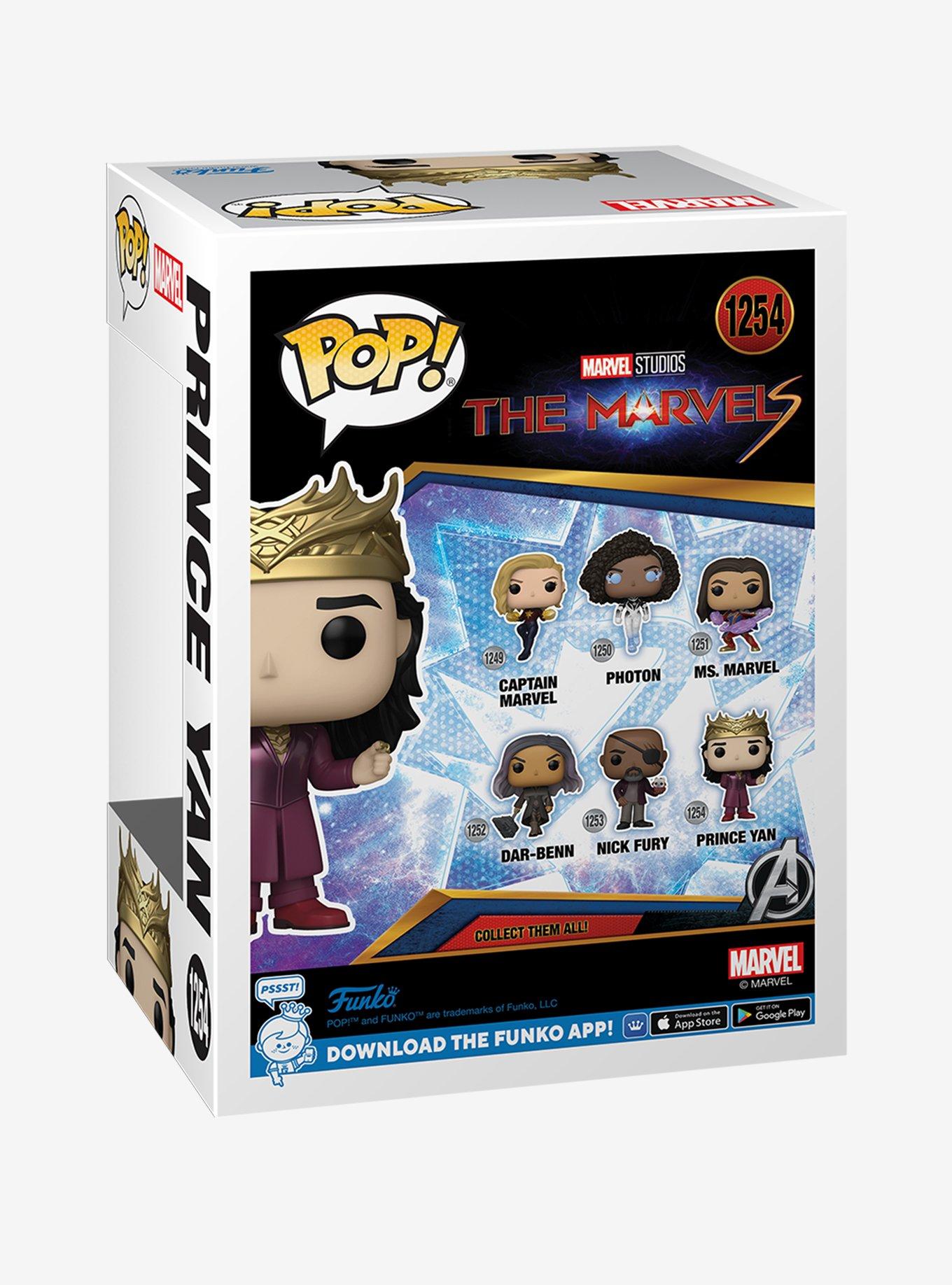 Funko Marvel The Marvels Pop! Prince Yan Vinyl Bobble-Head Figure, , alternate