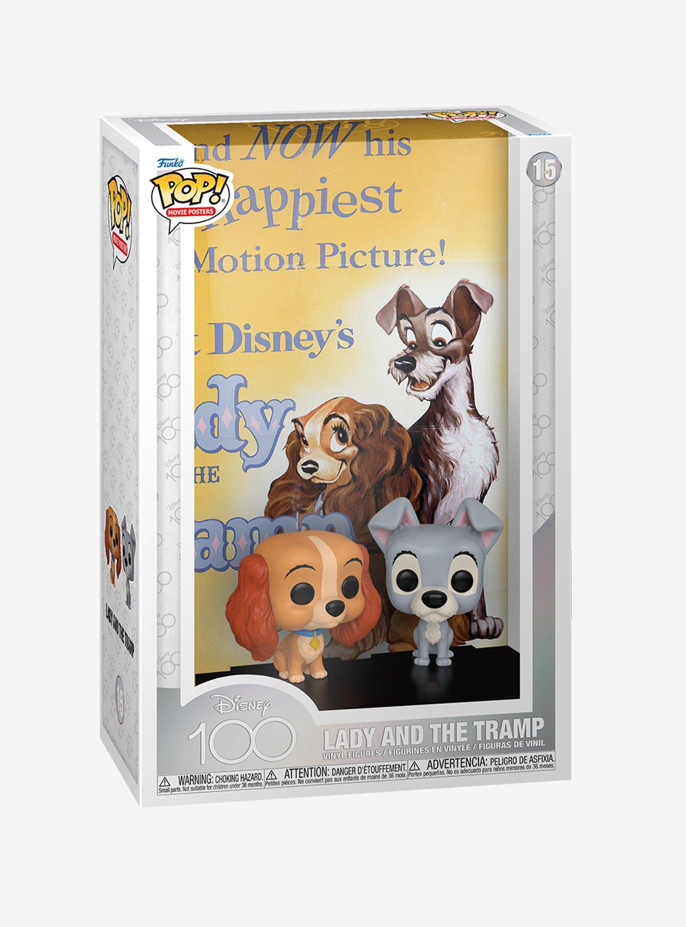 Funko Disney100 Pop! Movie Poster Lady And The Tramp Vinyl Figure, , hi-res