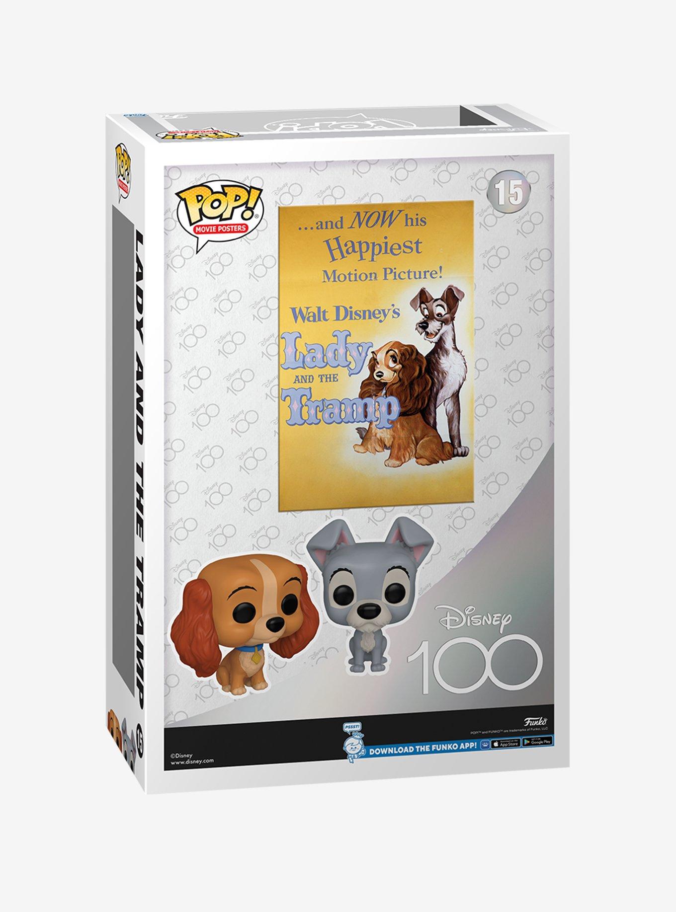 Funko Disney100 Pop! Movie Poster Lady And The Tramp Vinyl Figure, , alternate