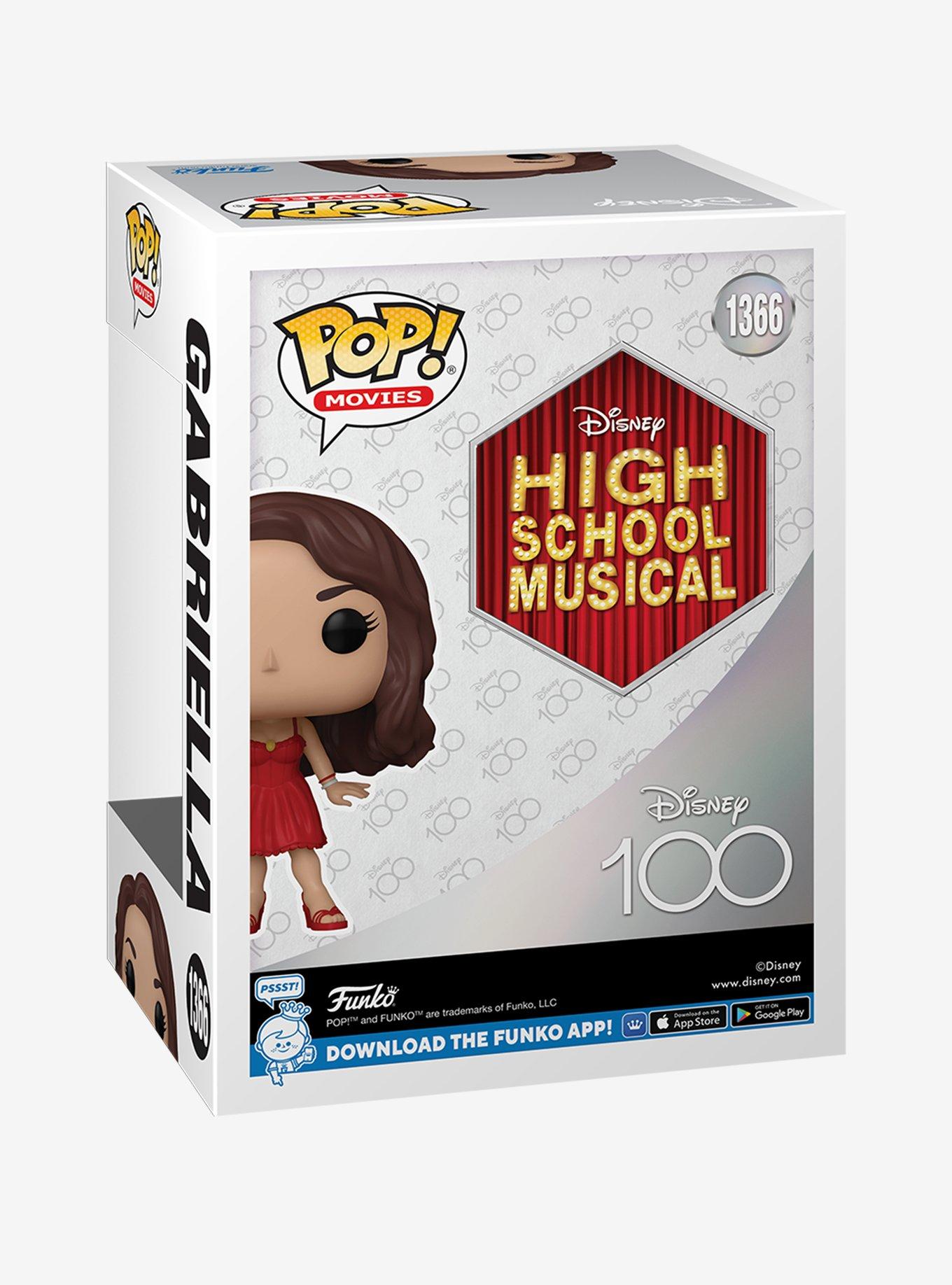 Funko Disney100 Pop! Movies High School Musical Gabriella Vinyl Figure, , alternate
