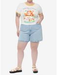 Hello Kitty And Friends Mushroom Girls Ringer Baby T-Shirt Plus Size, MULTI, alternate