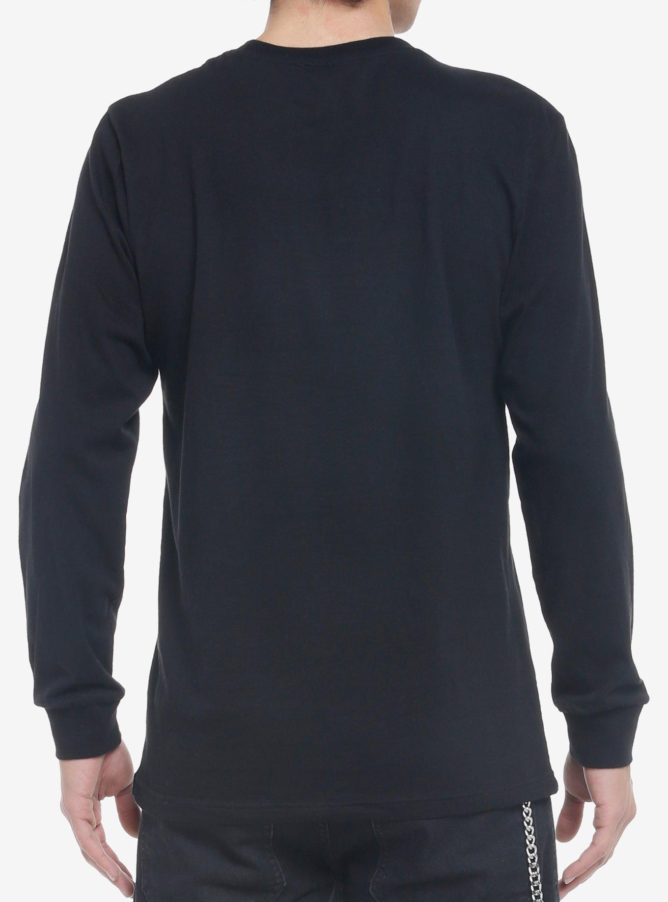 Shrek Green Vibes Only Long-Sleeve T-Shirt, BLACK, alternate