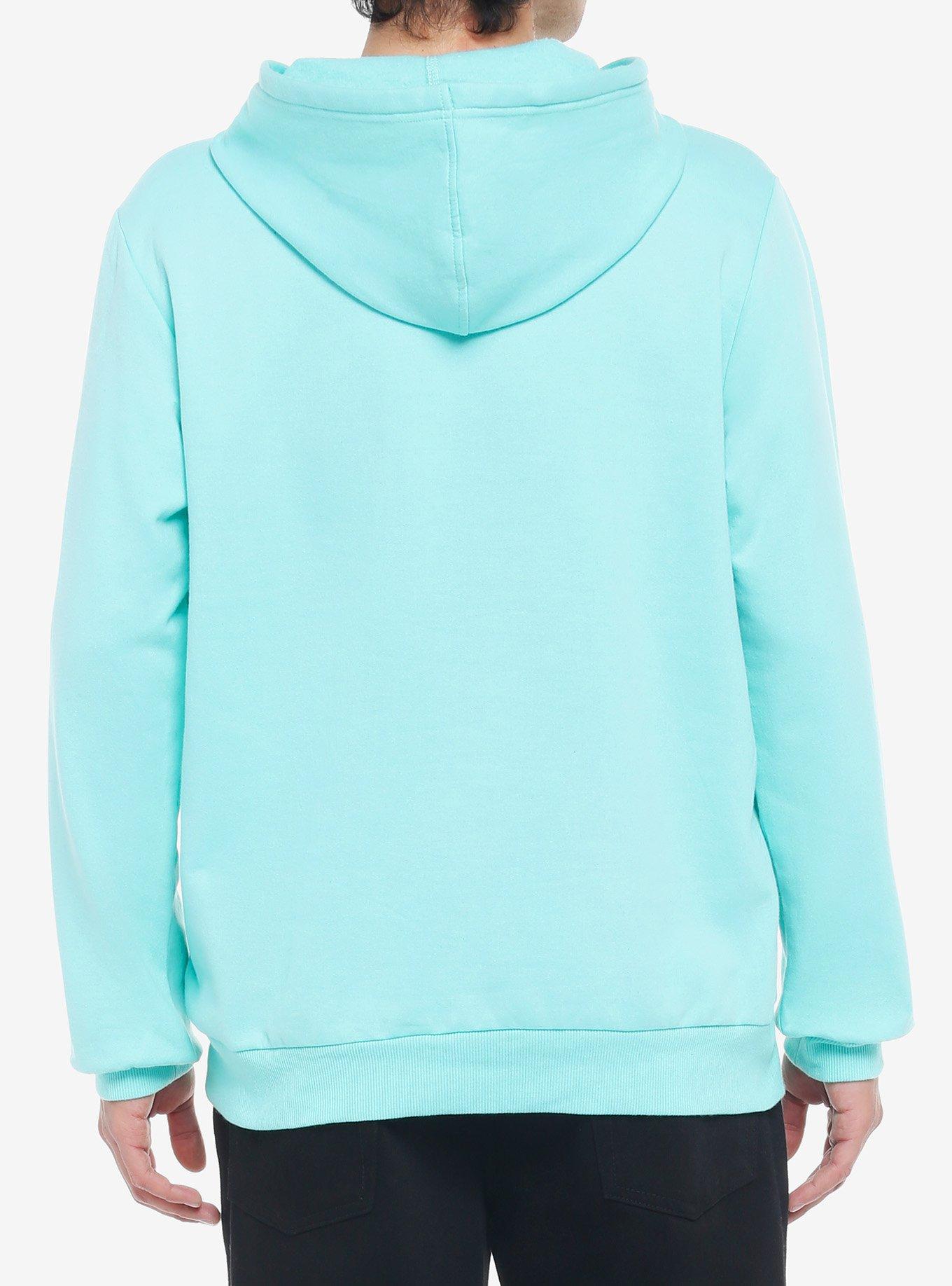Disney Mickey Mouse And Friends Teal Hoodie, LIGHT BLUE, alternate