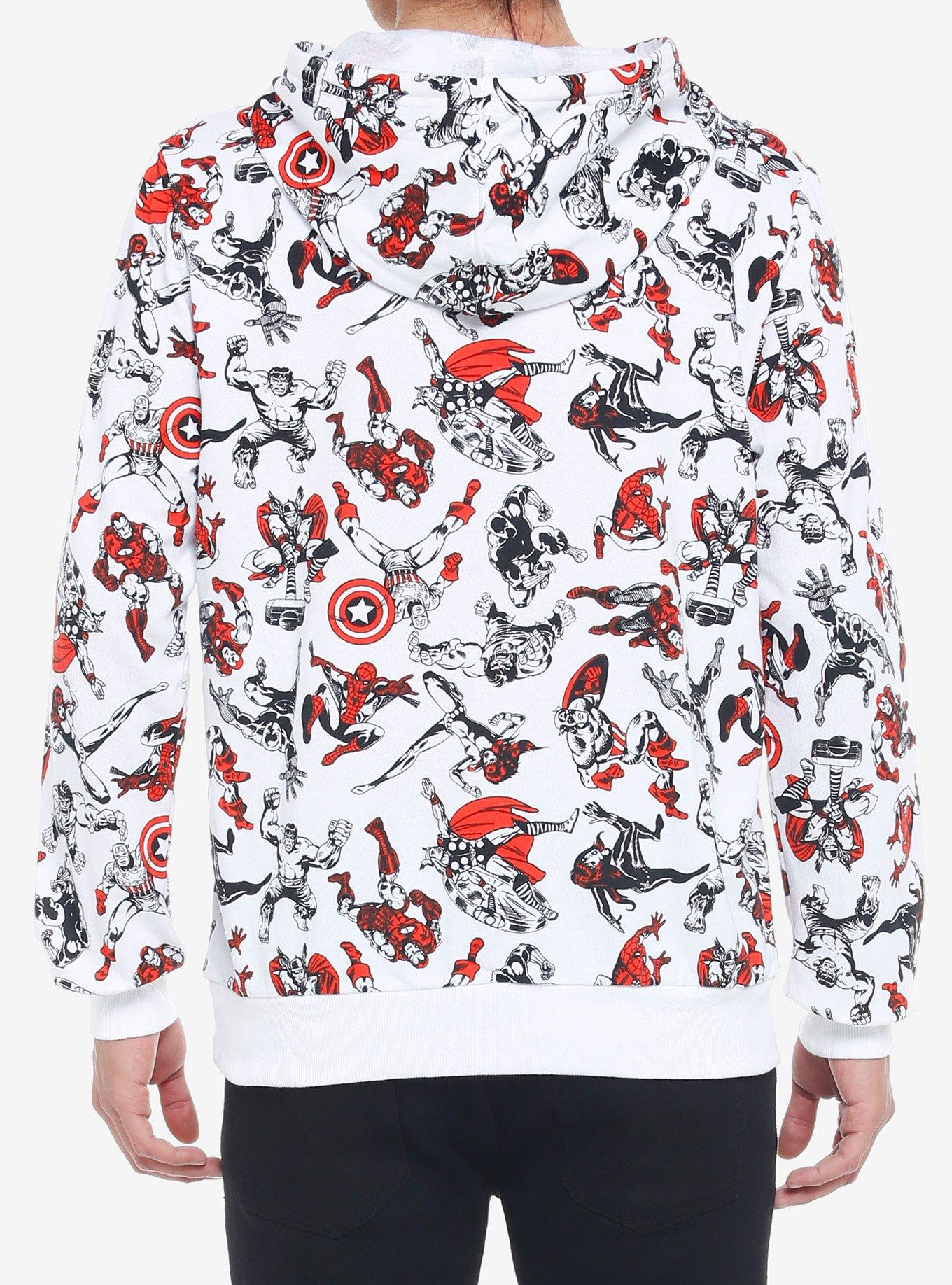 Marvel Avenger Comics Character Hoodie, MULTI, alternate