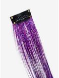 Neva Nude Purple Tinsel Clip-In Hair Extension Set, , alternate