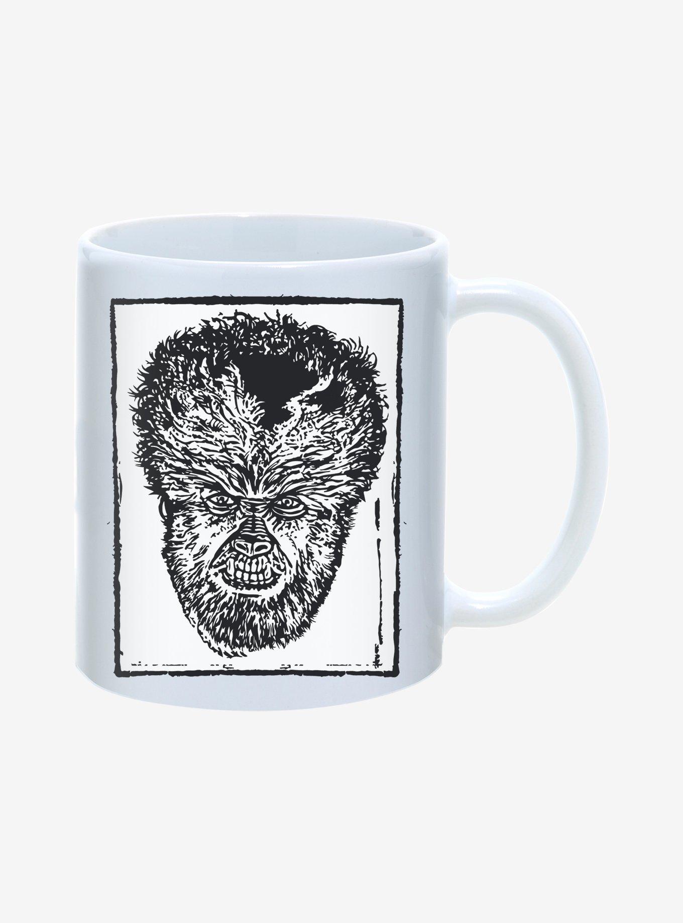 Universal Monsters The Wolfman Head Mug 11oz, , hi-res