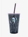 Scream Ghost Face Scary Movies Acrylic Travel Cup, , alternate