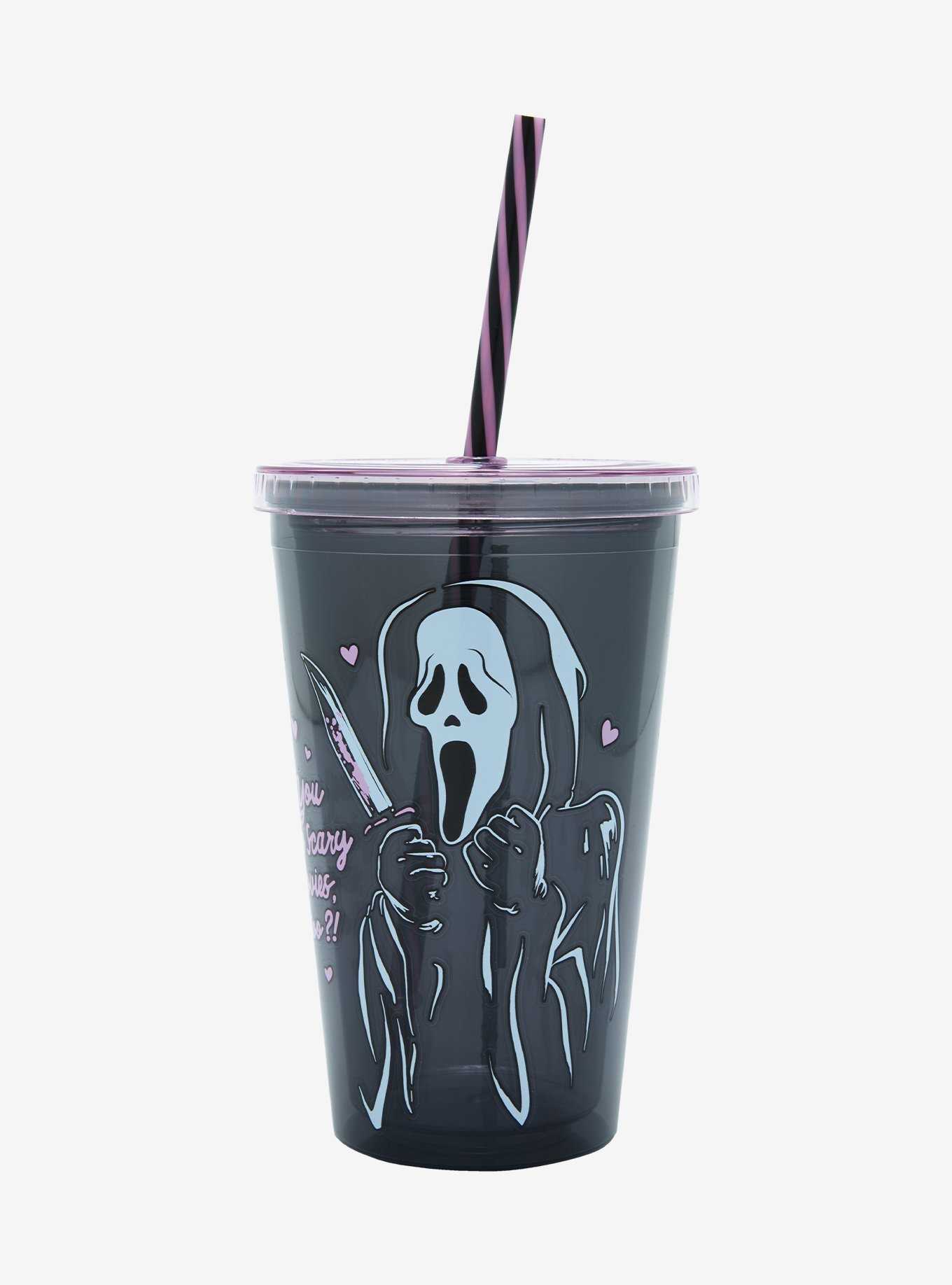 Scream Ghost Face Scary Movies Acrylic Travel Cup, , hi-res