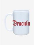 Universal Monsters Dracula Logo Mug 15oz, , alternate